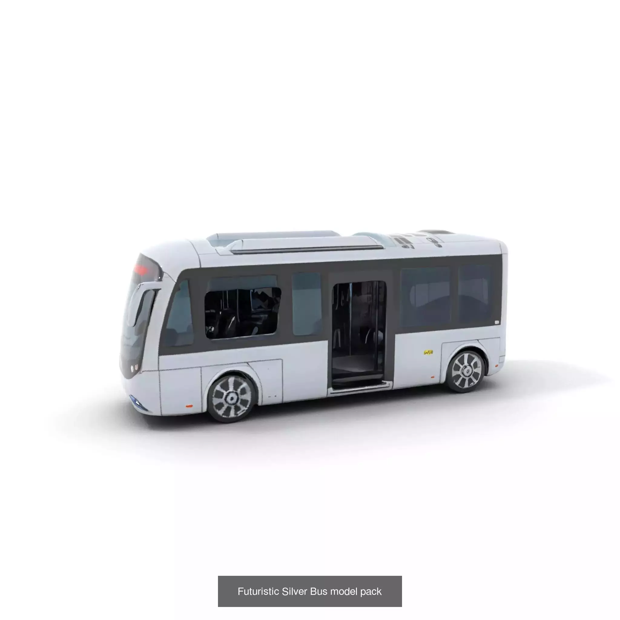 Futuristic Urban Buses Pack 3D Model Collection_58