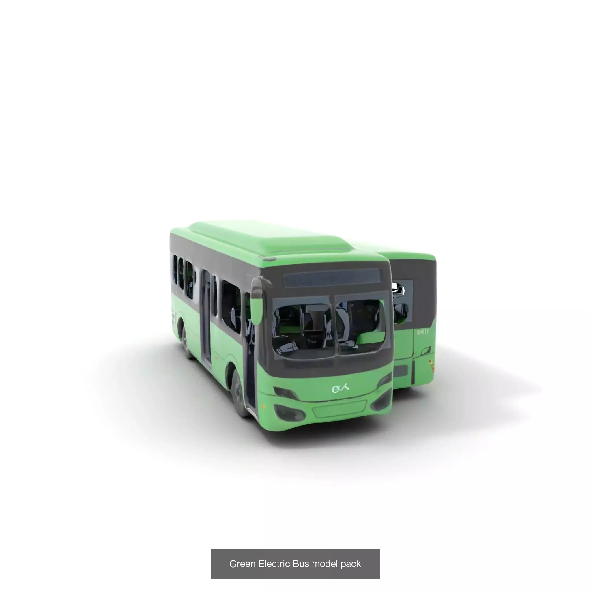 Futuristic Urban Buses Pack 3D Model Collection_42