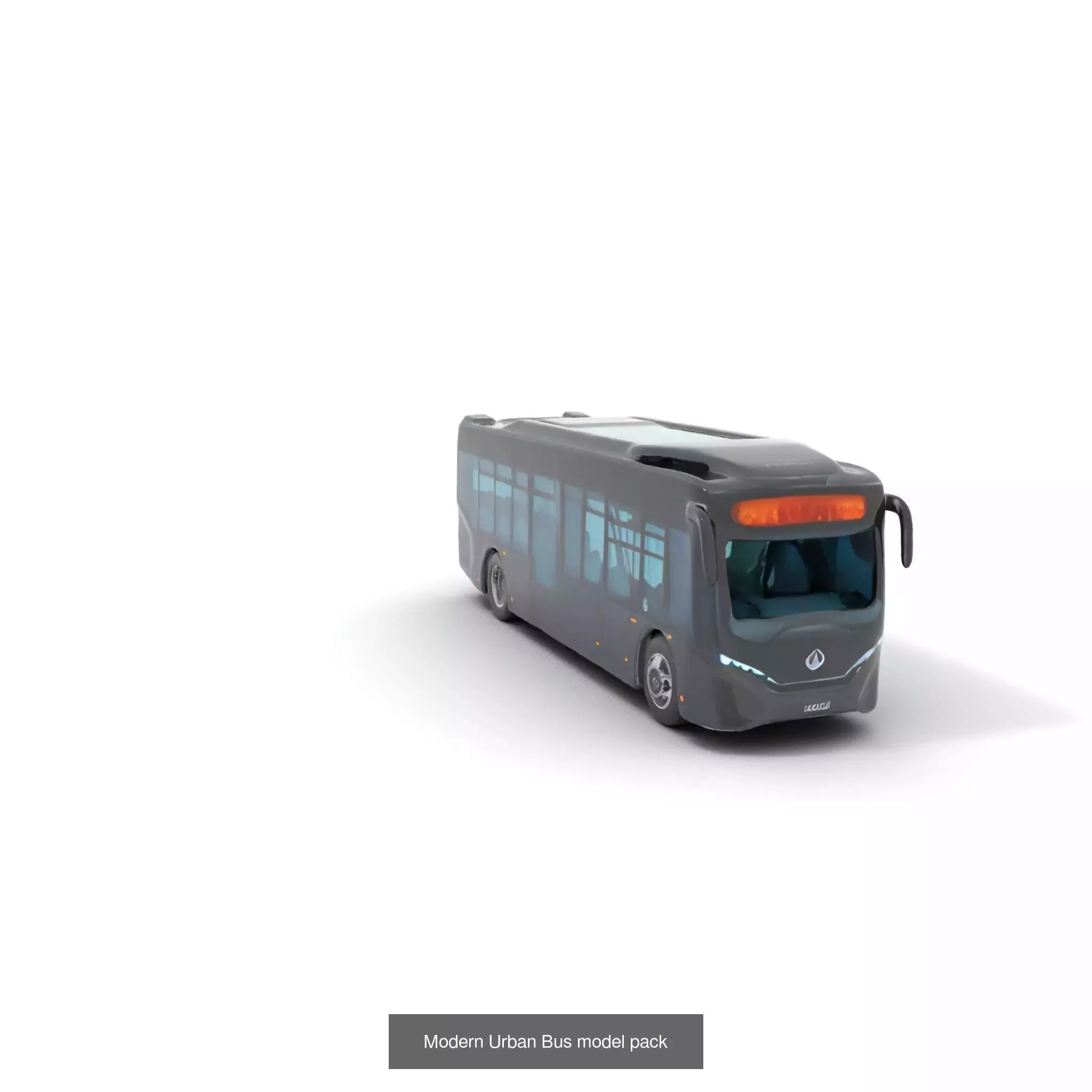 Futuristic Urban Buses Pack 3D Model Collection_62