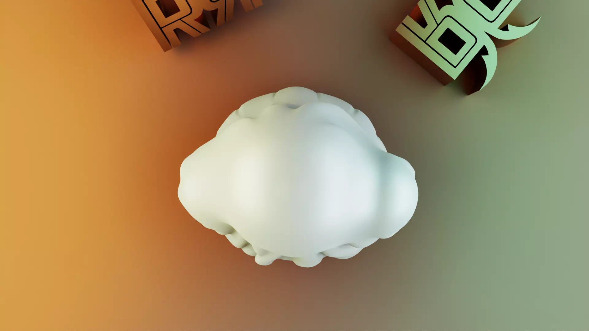 Halloween Ghost candle 3D print model_6