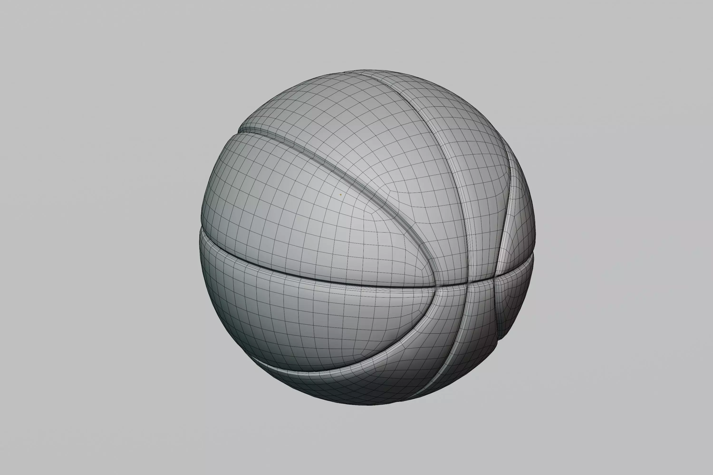 Basketball 3d model Low-poly 3D model_6