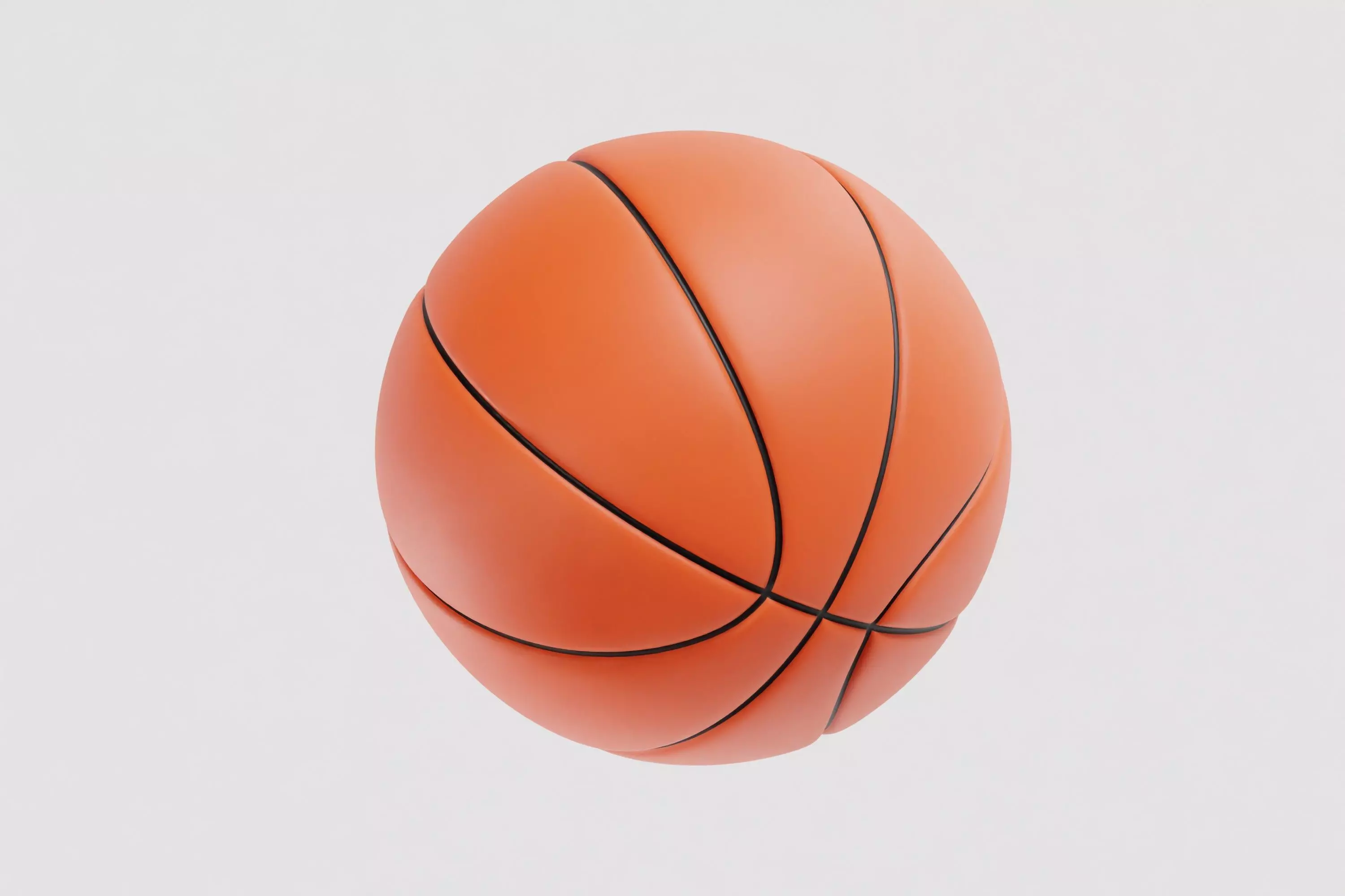 Basketball 3d model Low-poly 3D model_4
