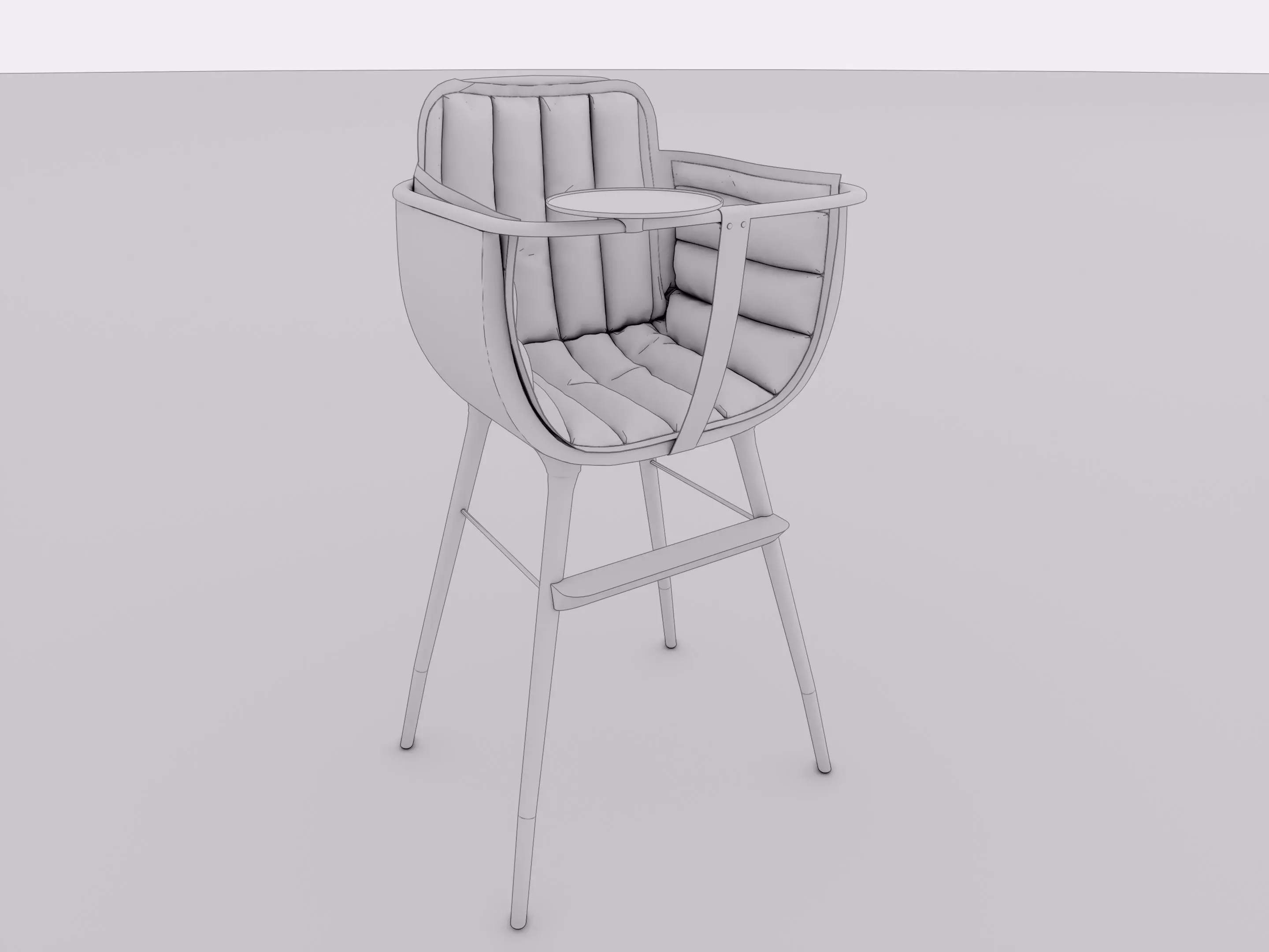 Baby chair 1 3D model_13