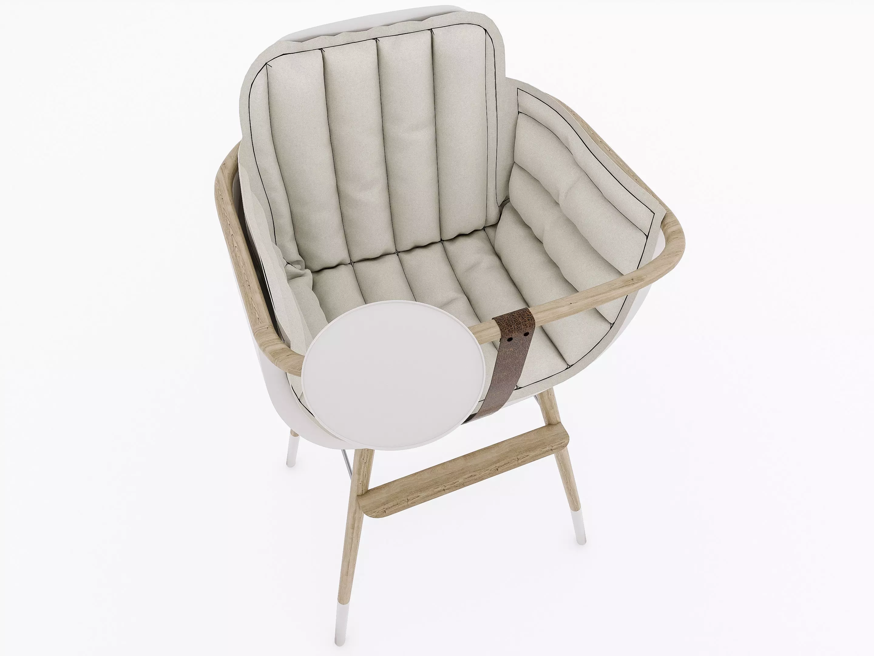 Baby chair 1 3D model_3