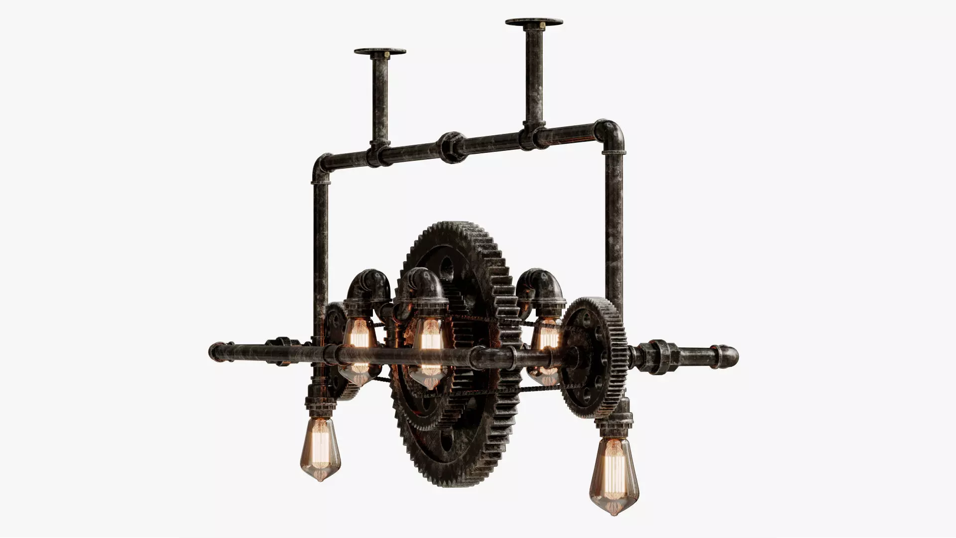 Chandelier connect sogwheel 3D model_0