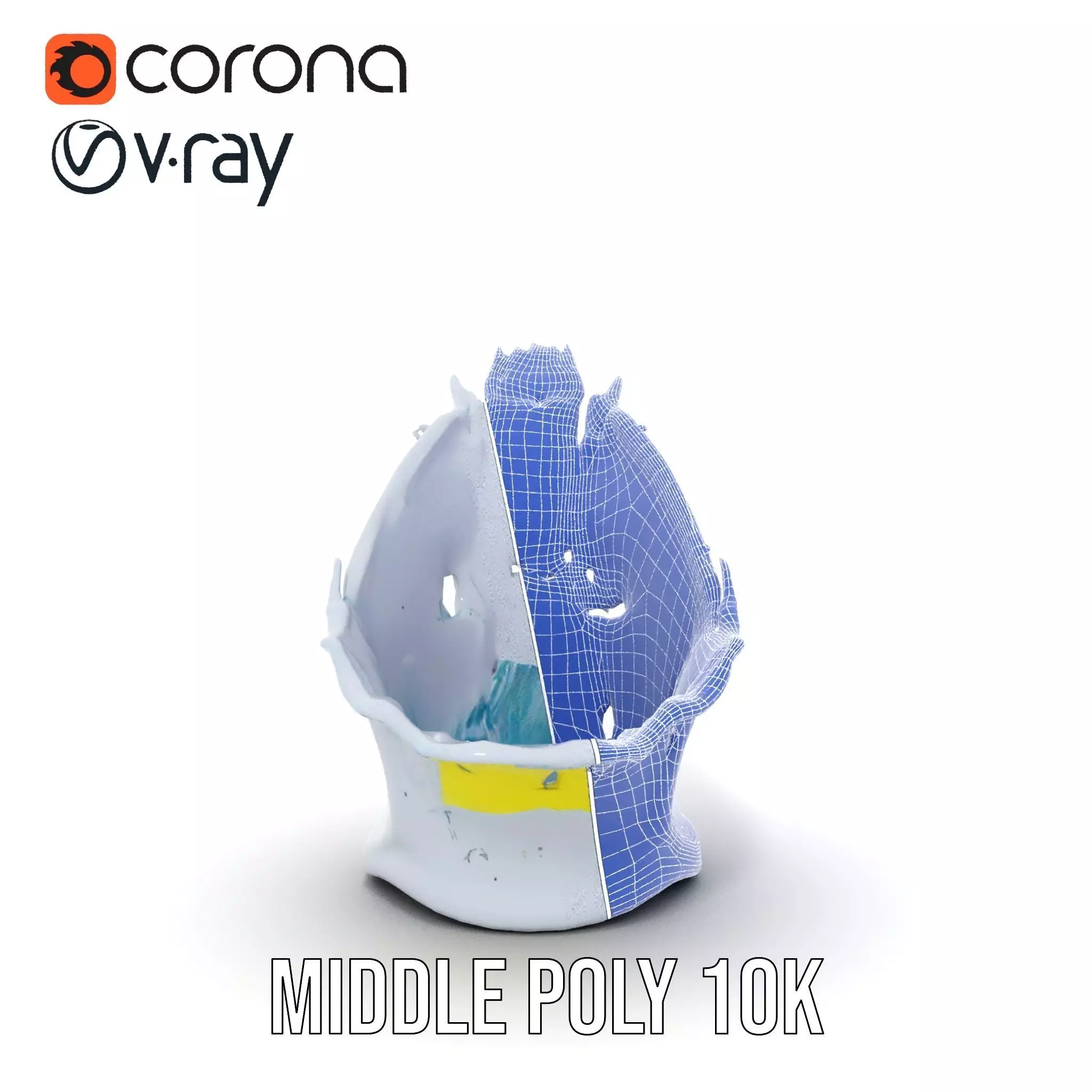 Dynamic Water Splash model pack Low-poly 3D model_22