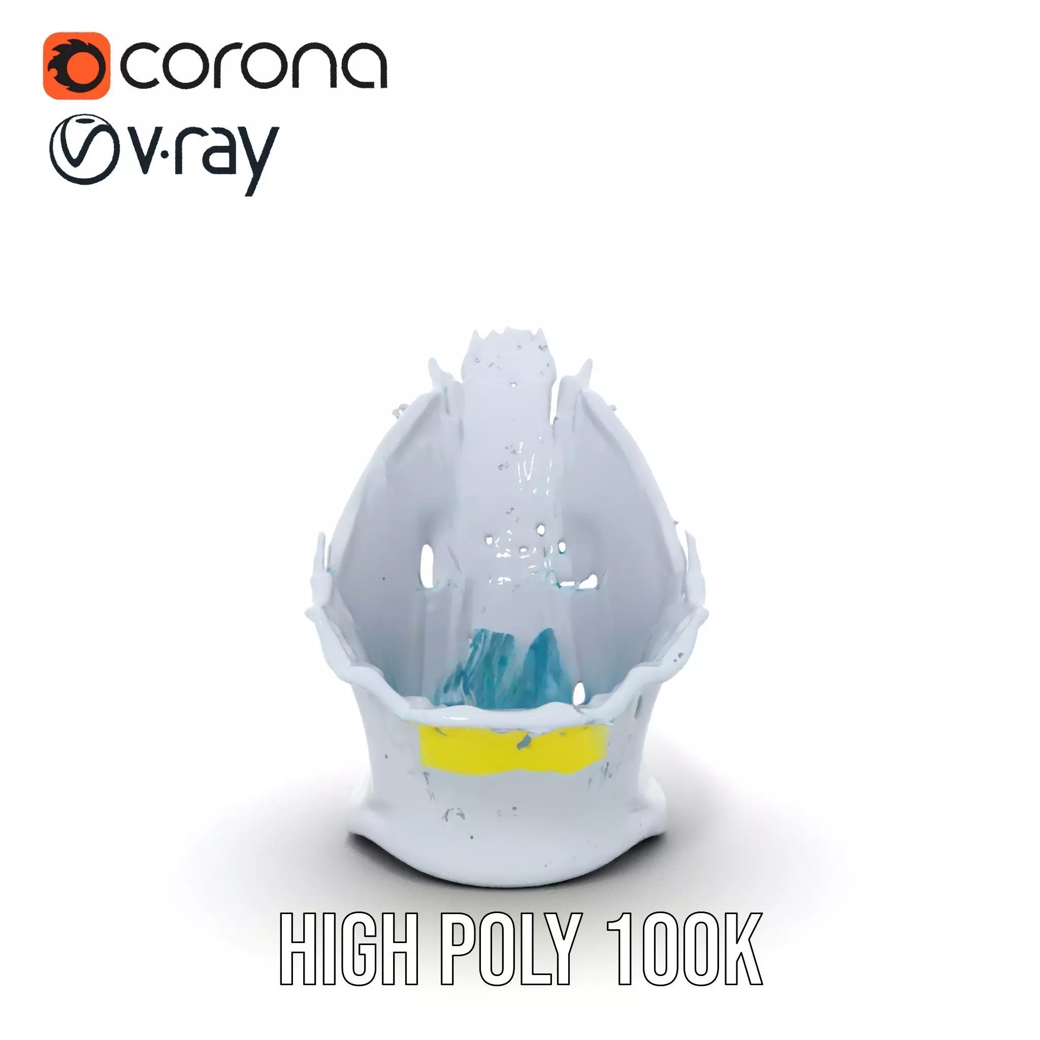 Dynamic Water Splash model pack Low-poly 3D model_26