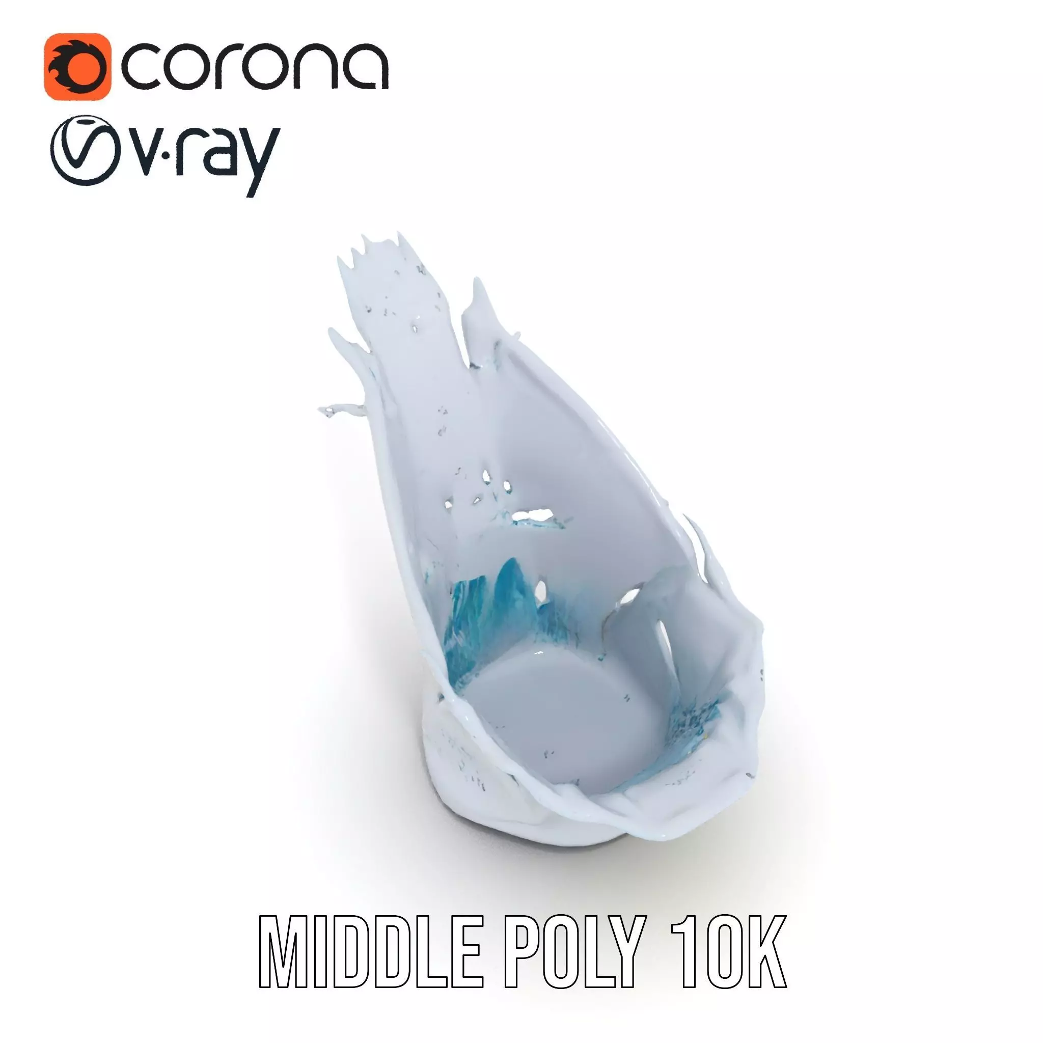 Dynamic Water Splash model pack Low-poly 3D model_10