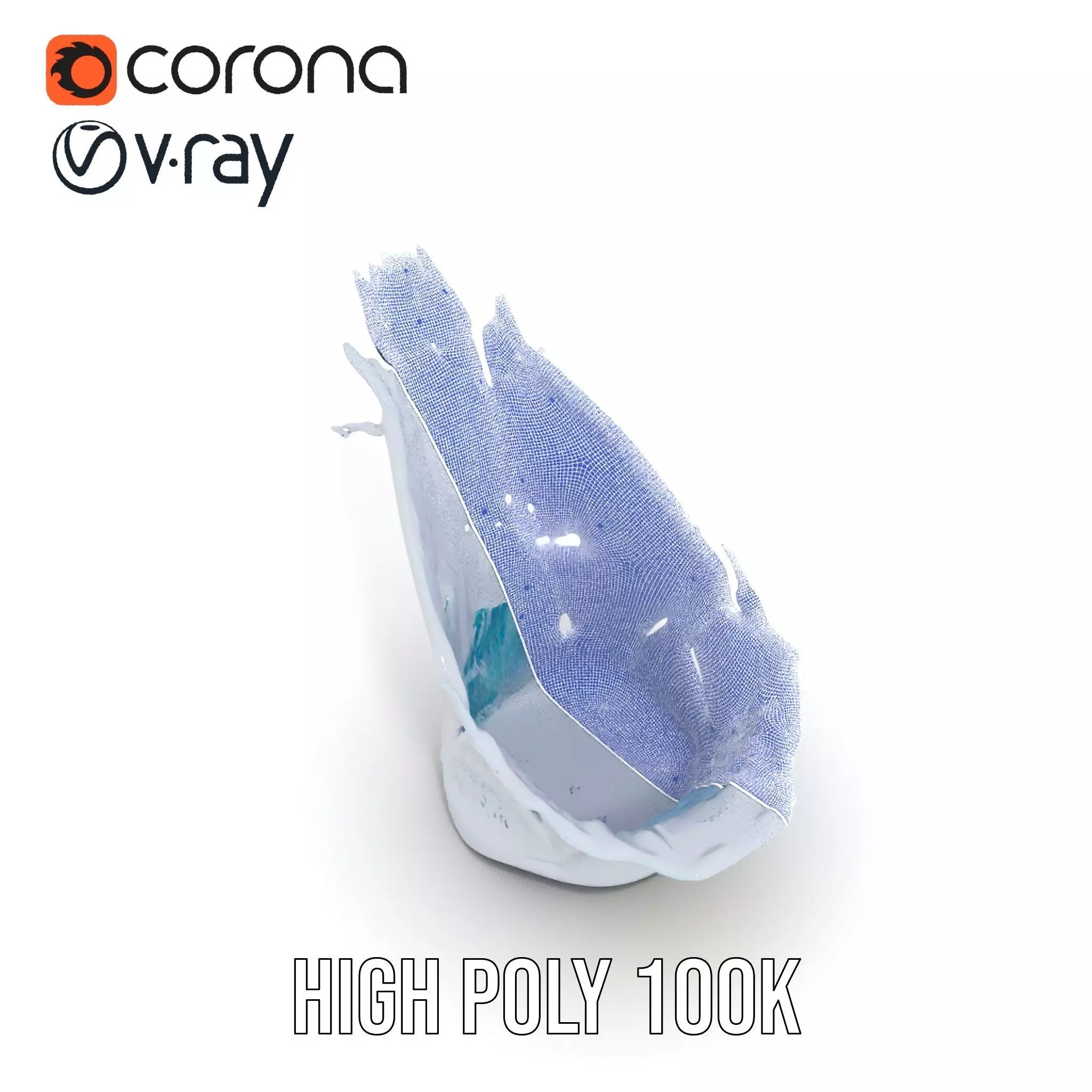 Dynamic Water Splash model pack Low-poly 3D model_33