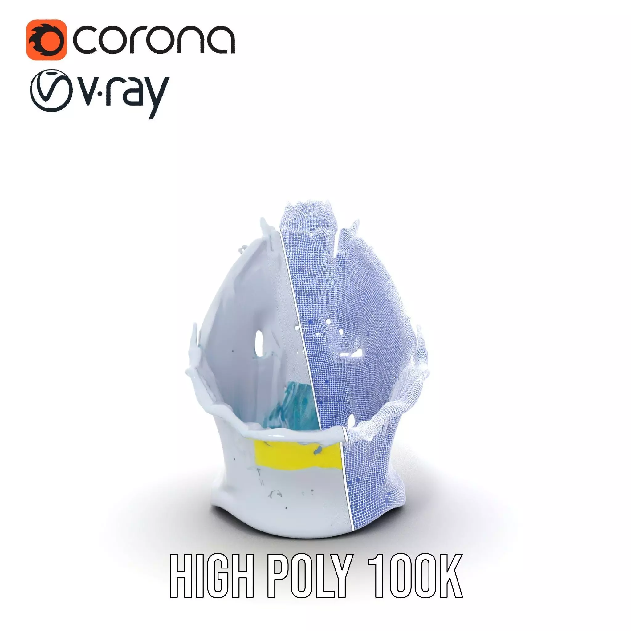 Dynamic Water Splash model pack Low-poly 3D model_35