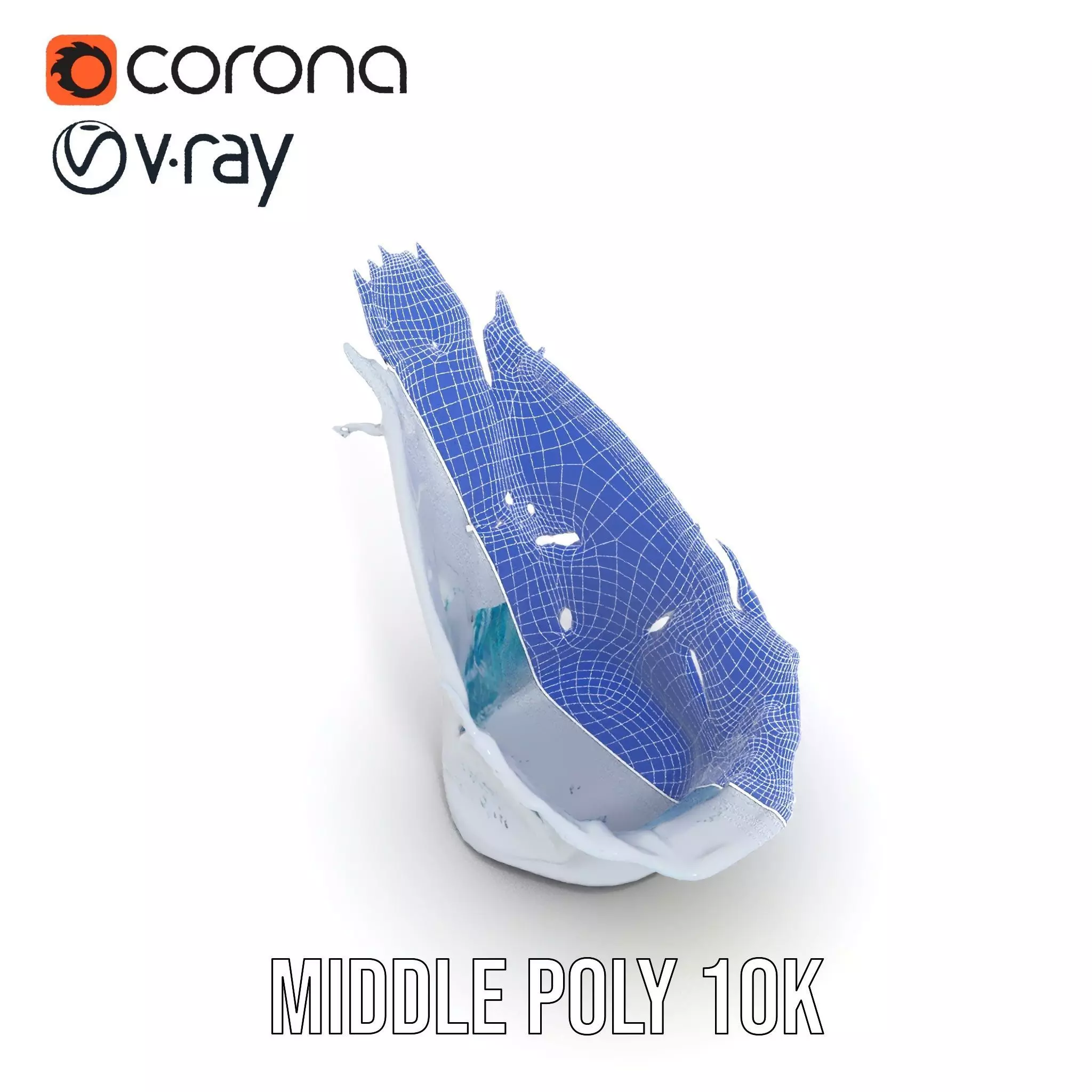 Dynamic Water Splash model pack Low-poly 3D model_27