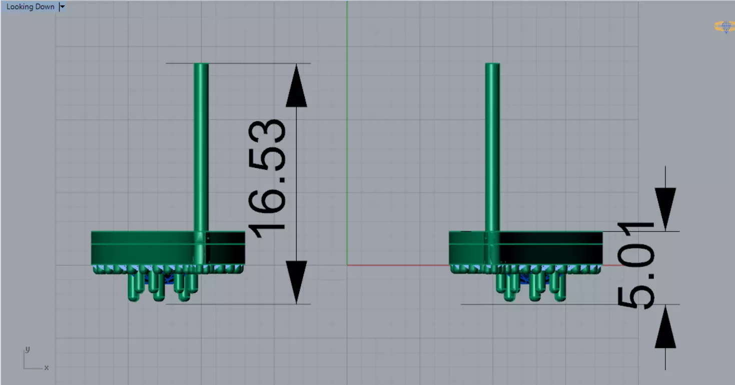 White Gold Diamond and Emerald stl 3dm Earrings je0126 3D print model_12