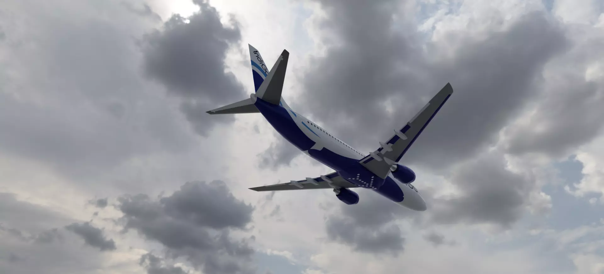 Boeing 737-800  3D print model_0