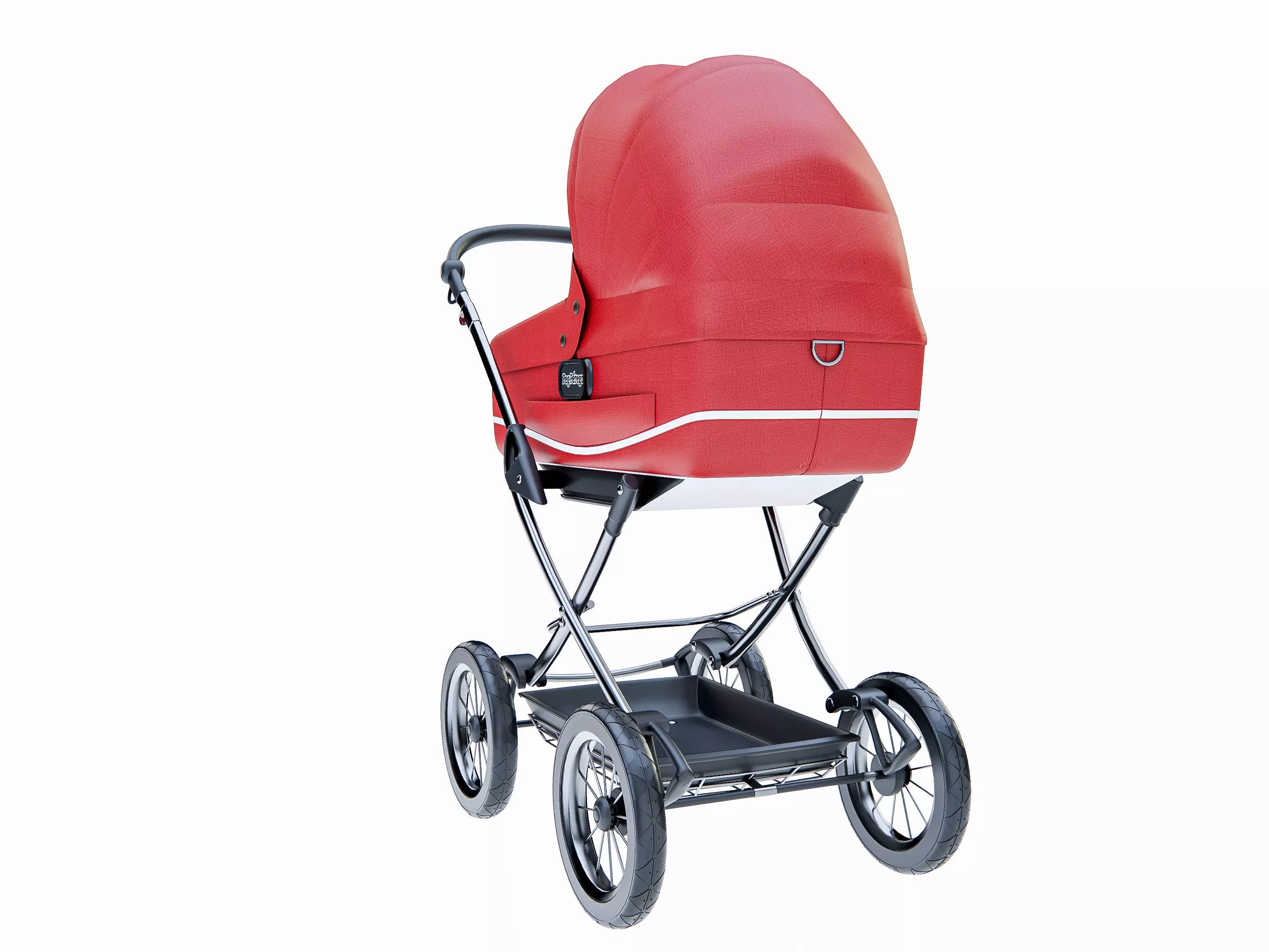 Baby stroller 4 3D model_14