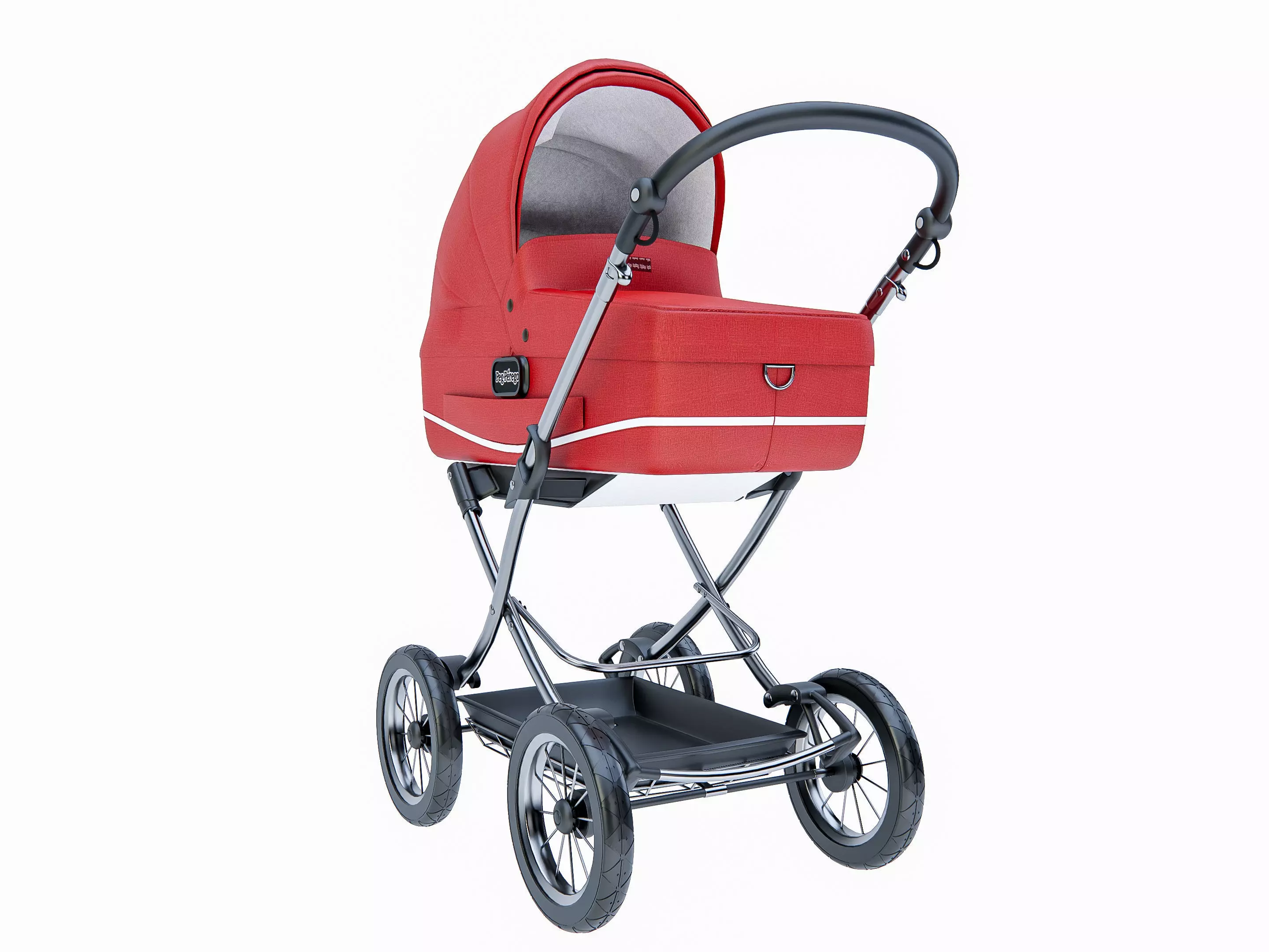 Baby stroller 4 3D model_12