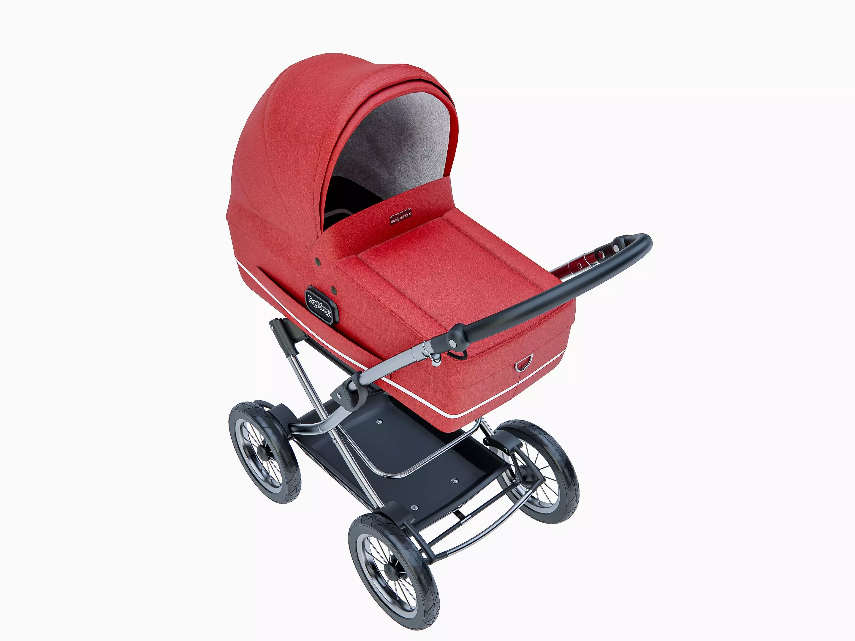 Baby stroller 4 3D model_5