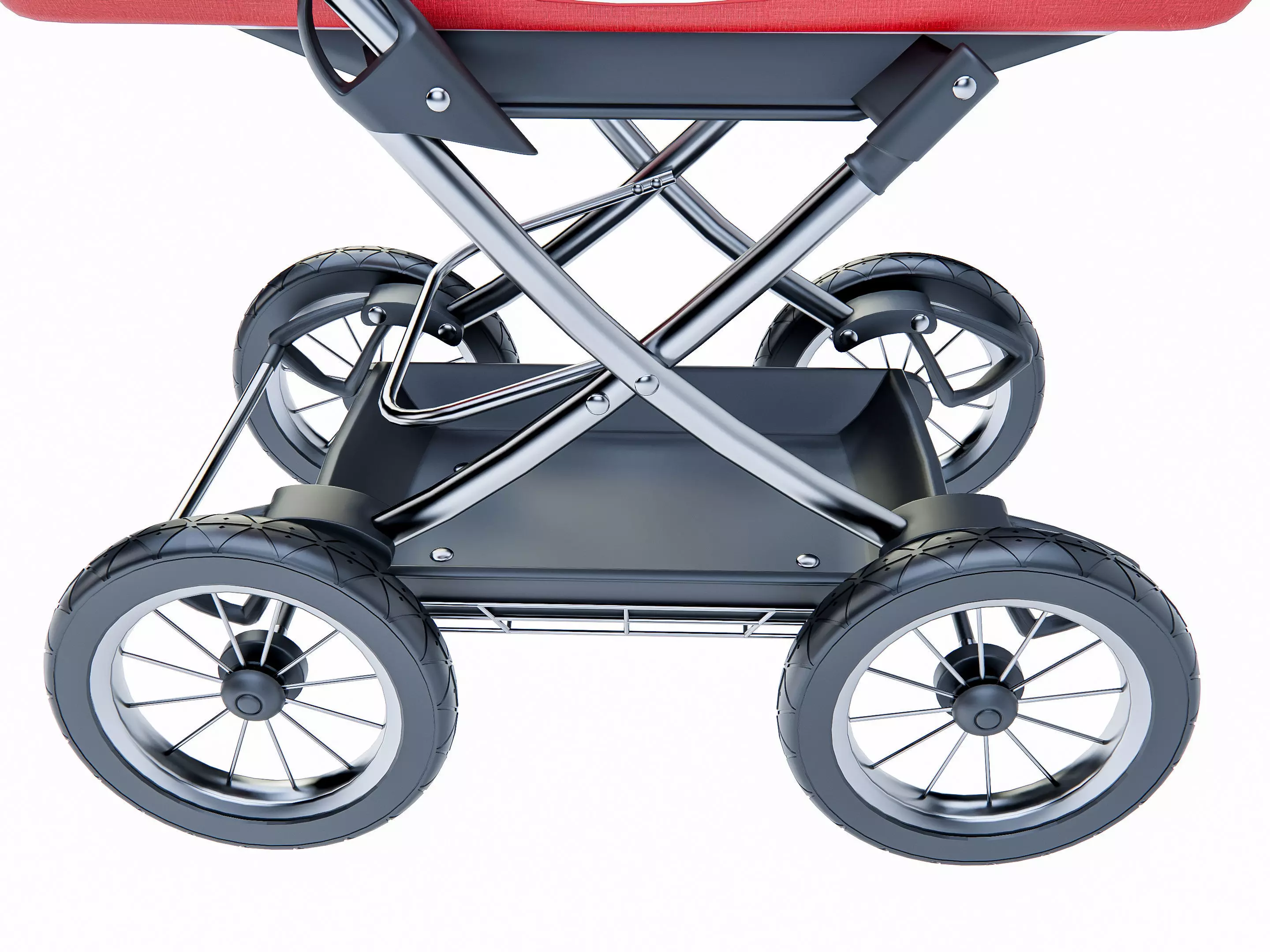 Baby stroller 4 3D model_1
