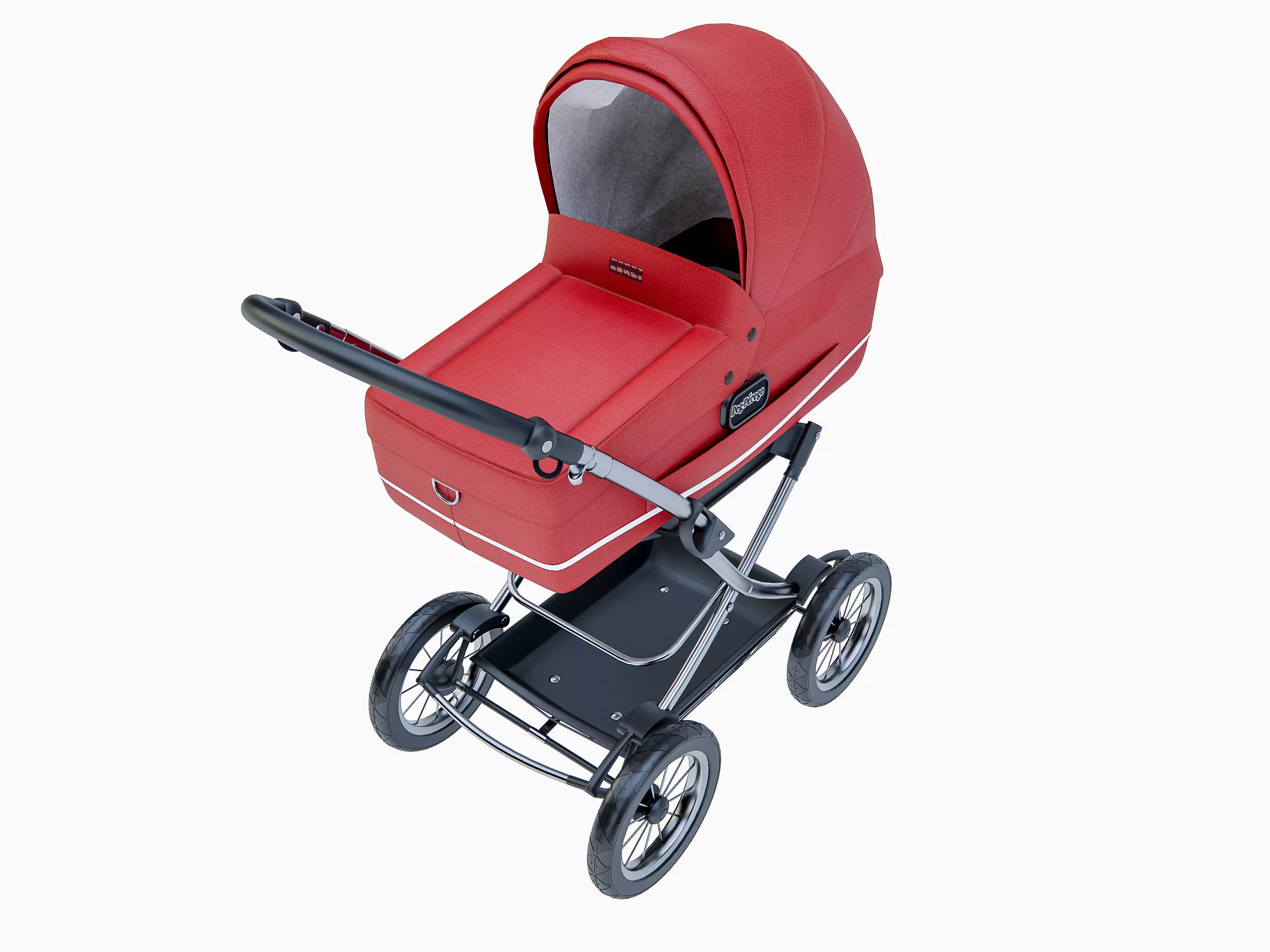 Baby stroller 4 3D model_6
