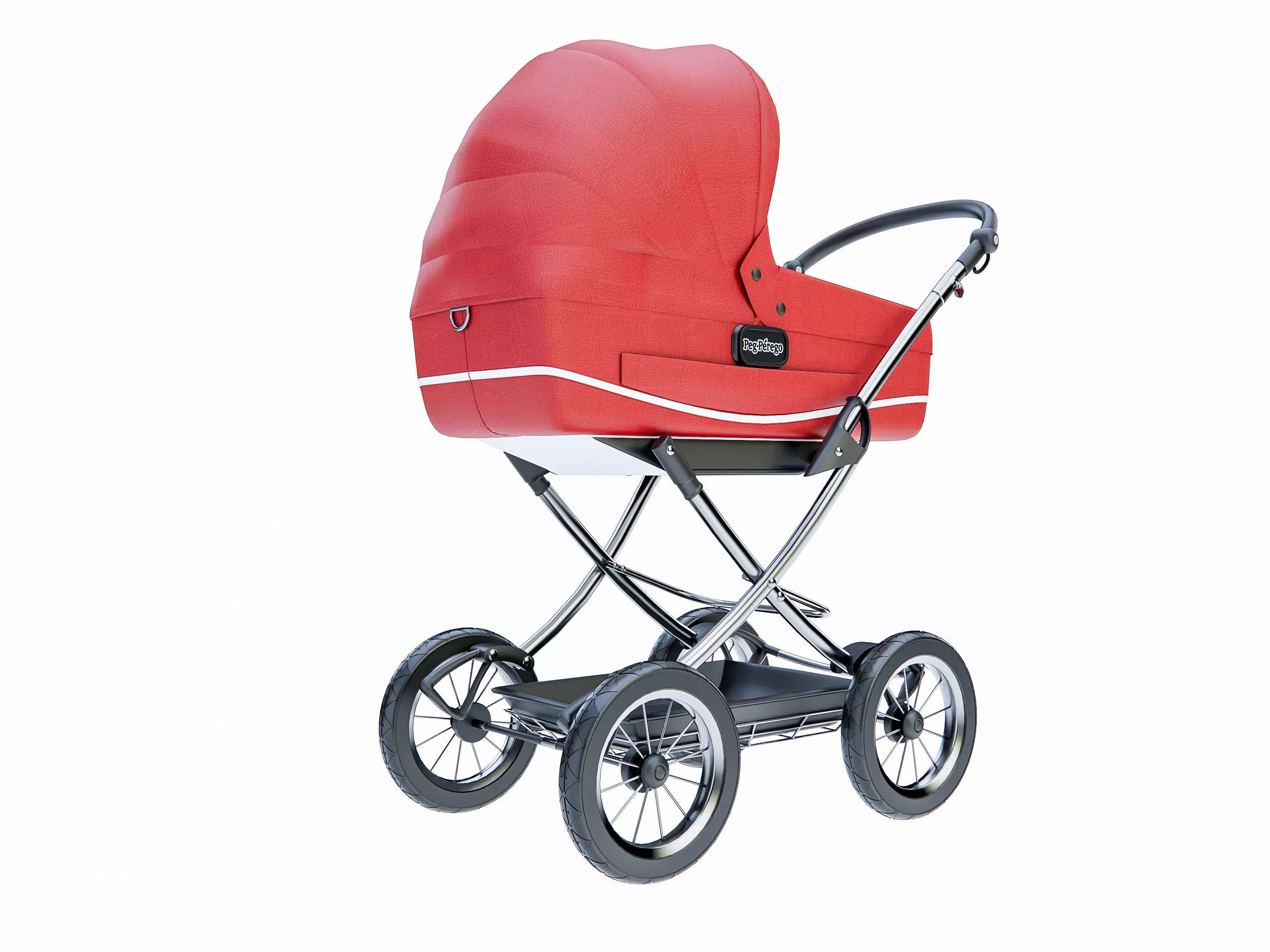 Baby stroller 4 3D model_13