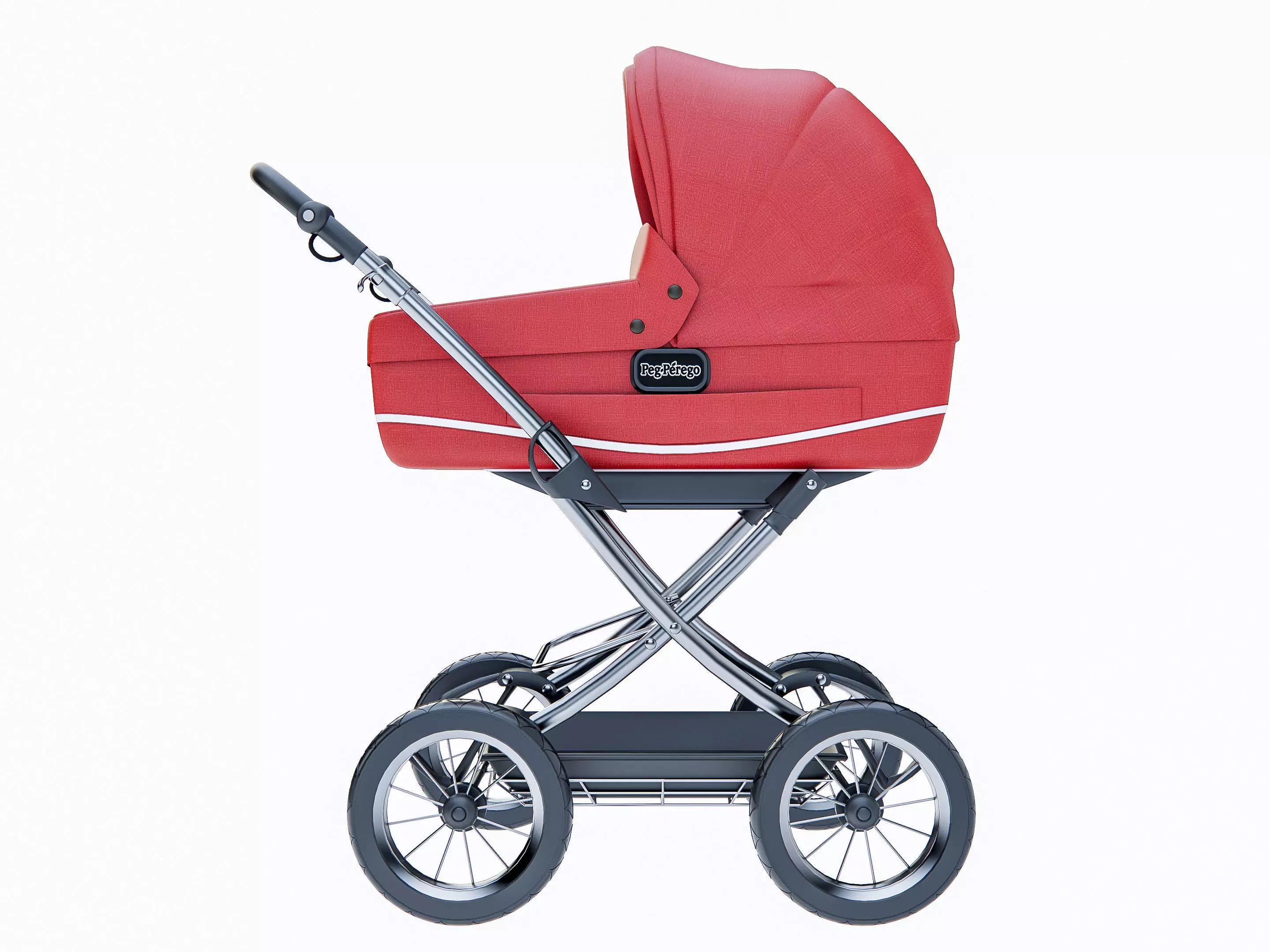 Baby stroller 4 3D model_18