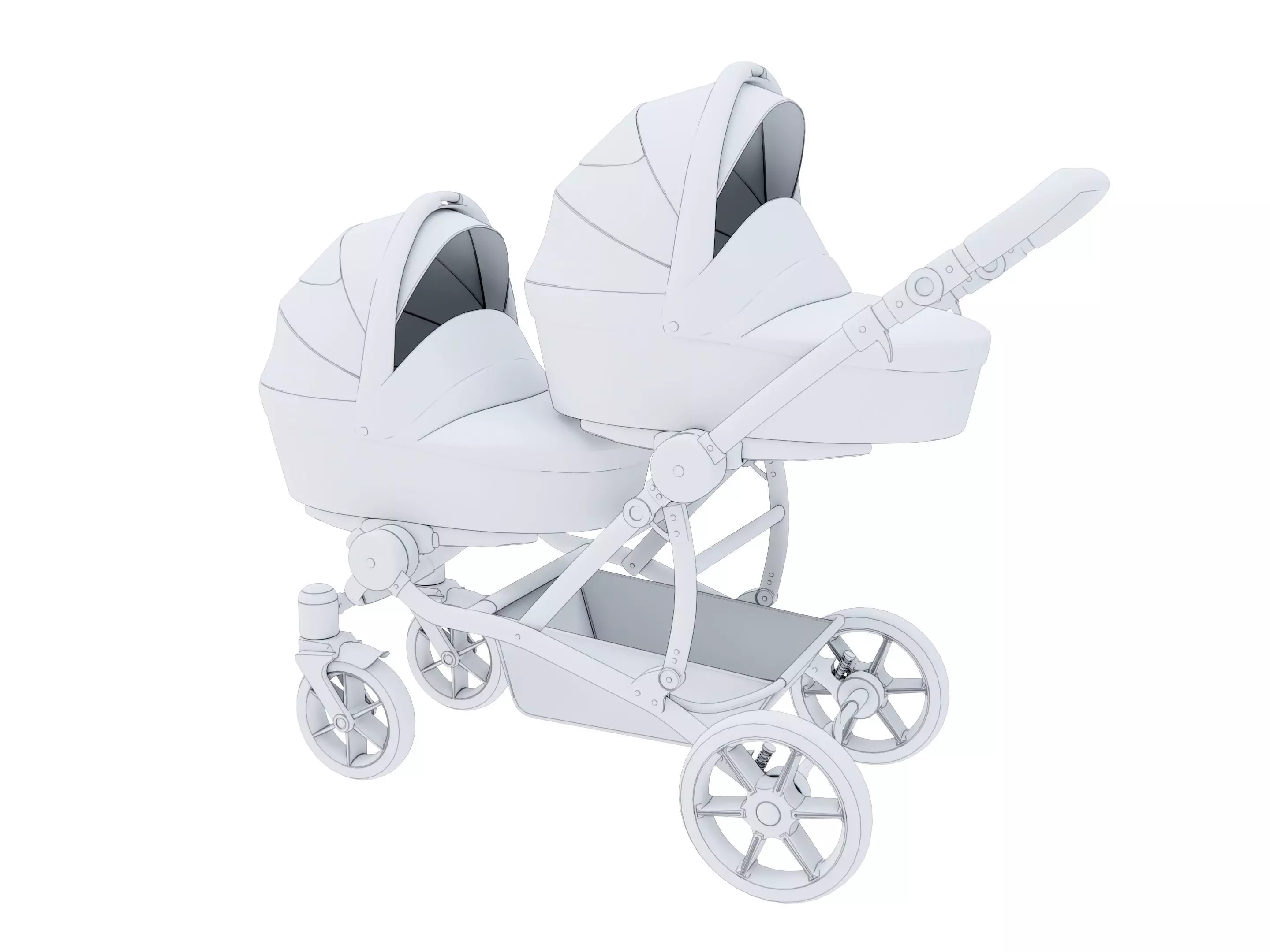 Baby stroller 5 3D model_13
