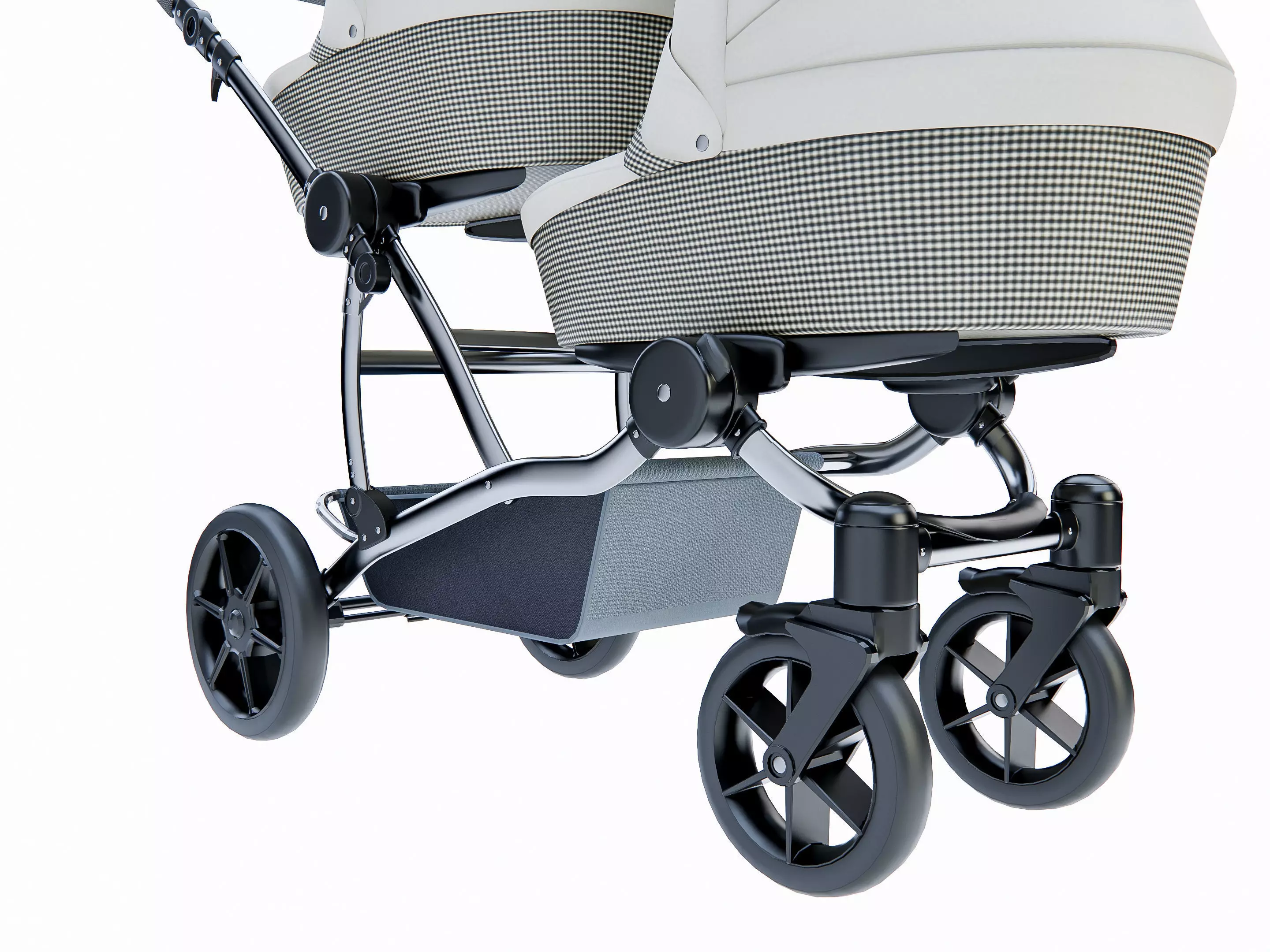 Baby stroller 5 3D model_2