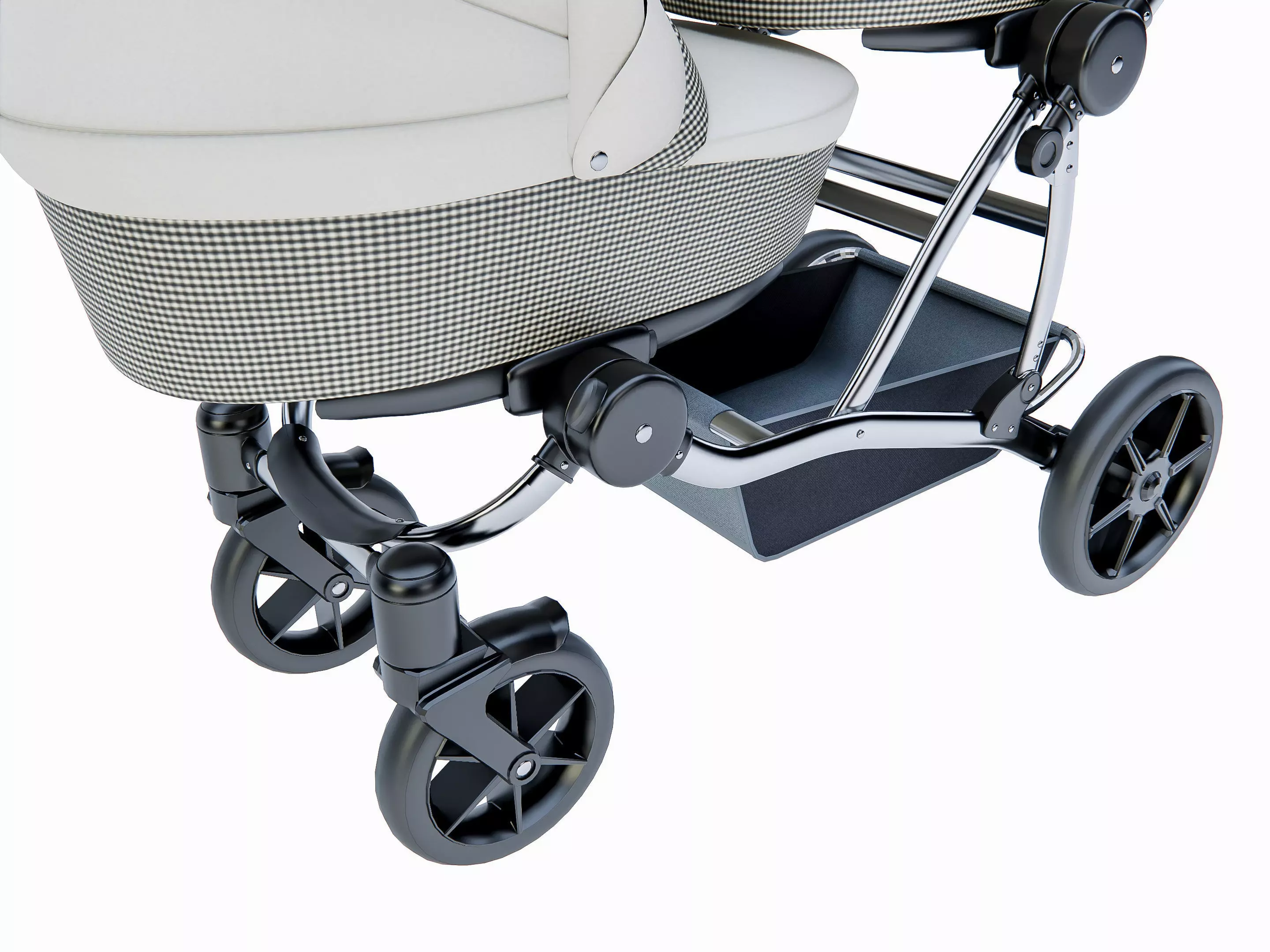 Baby stroller 5 3D model_1