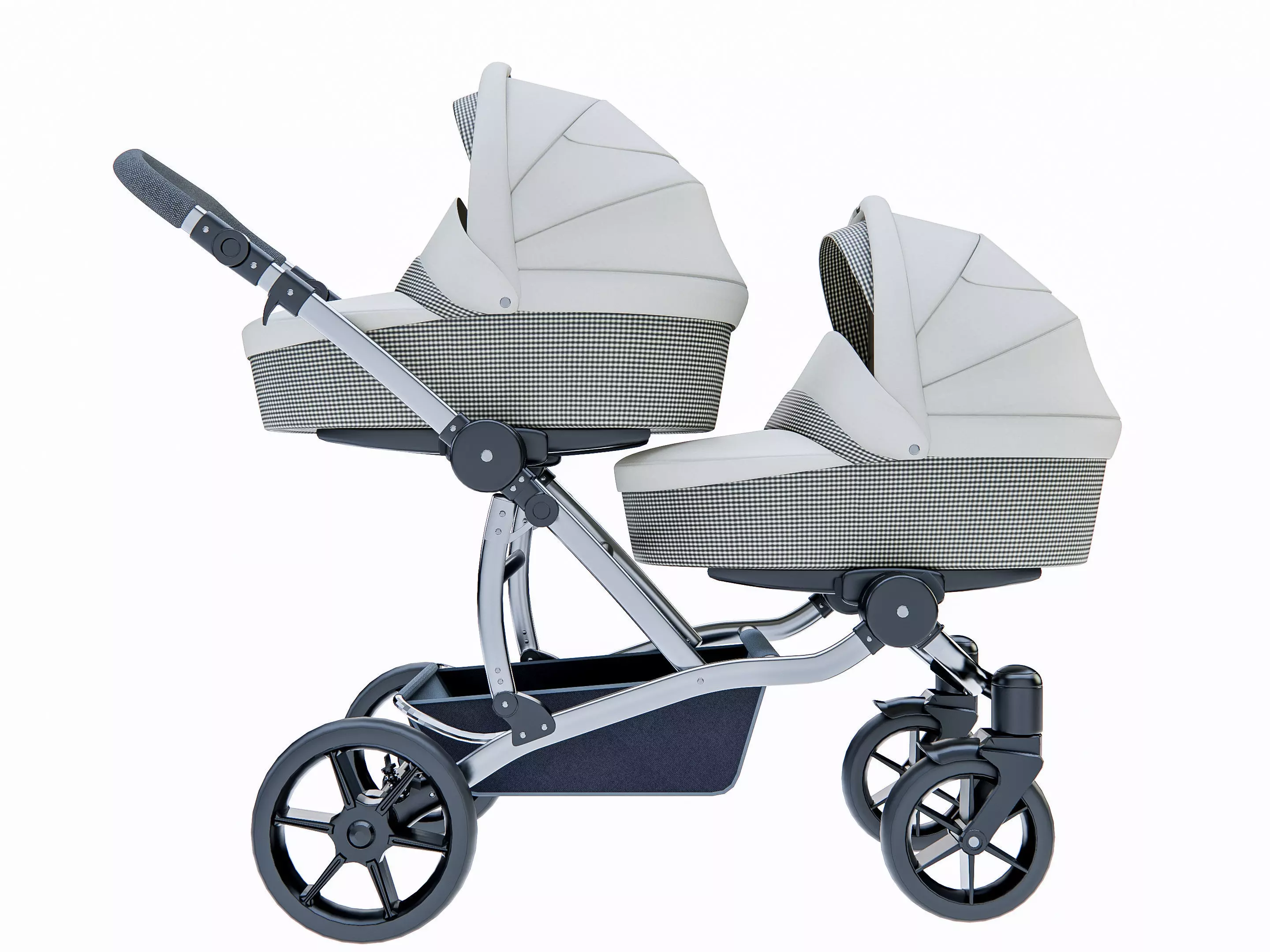 Baby stroller 5 3D model_9