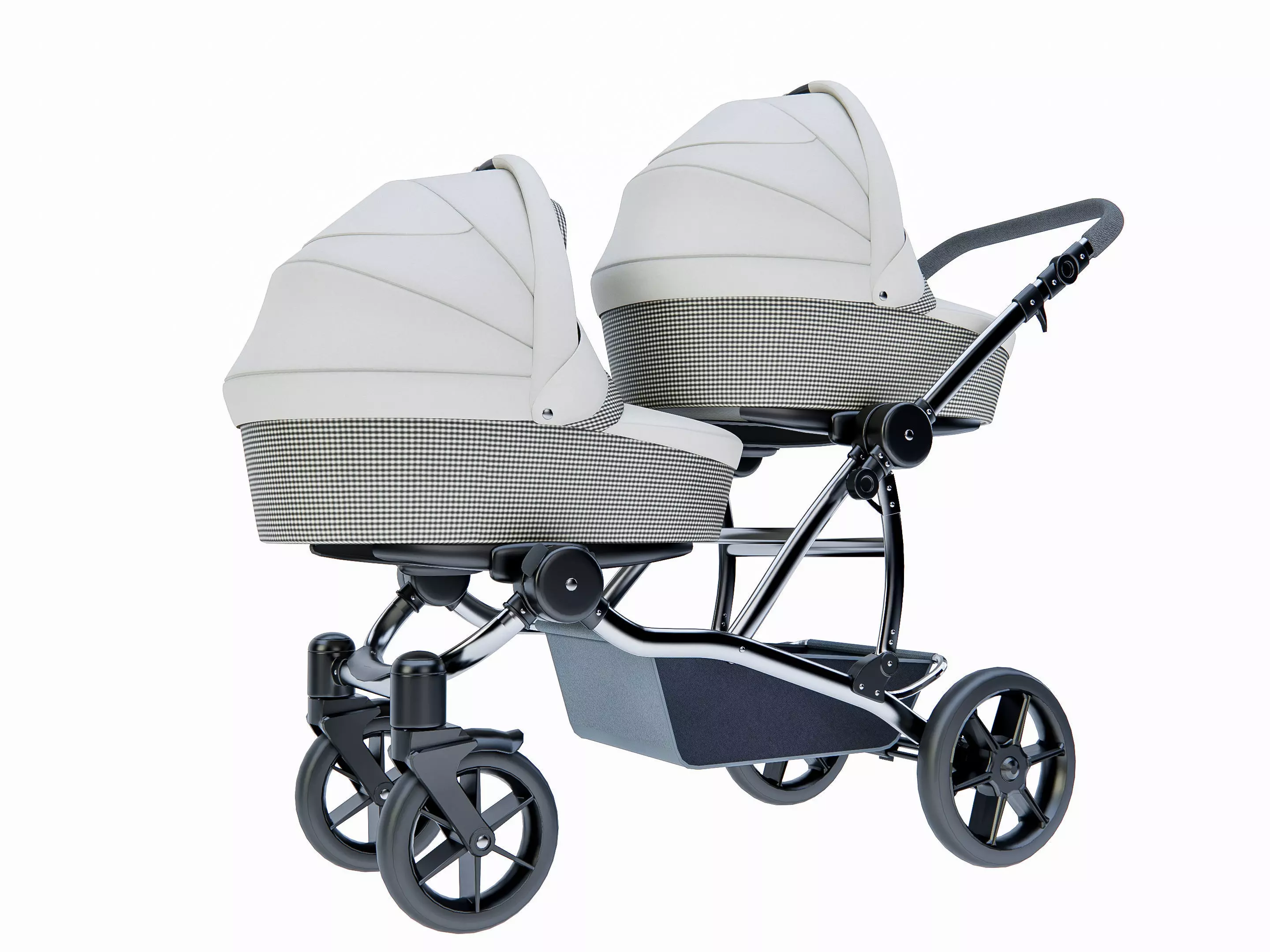 Baby stroller 5 3D model_10