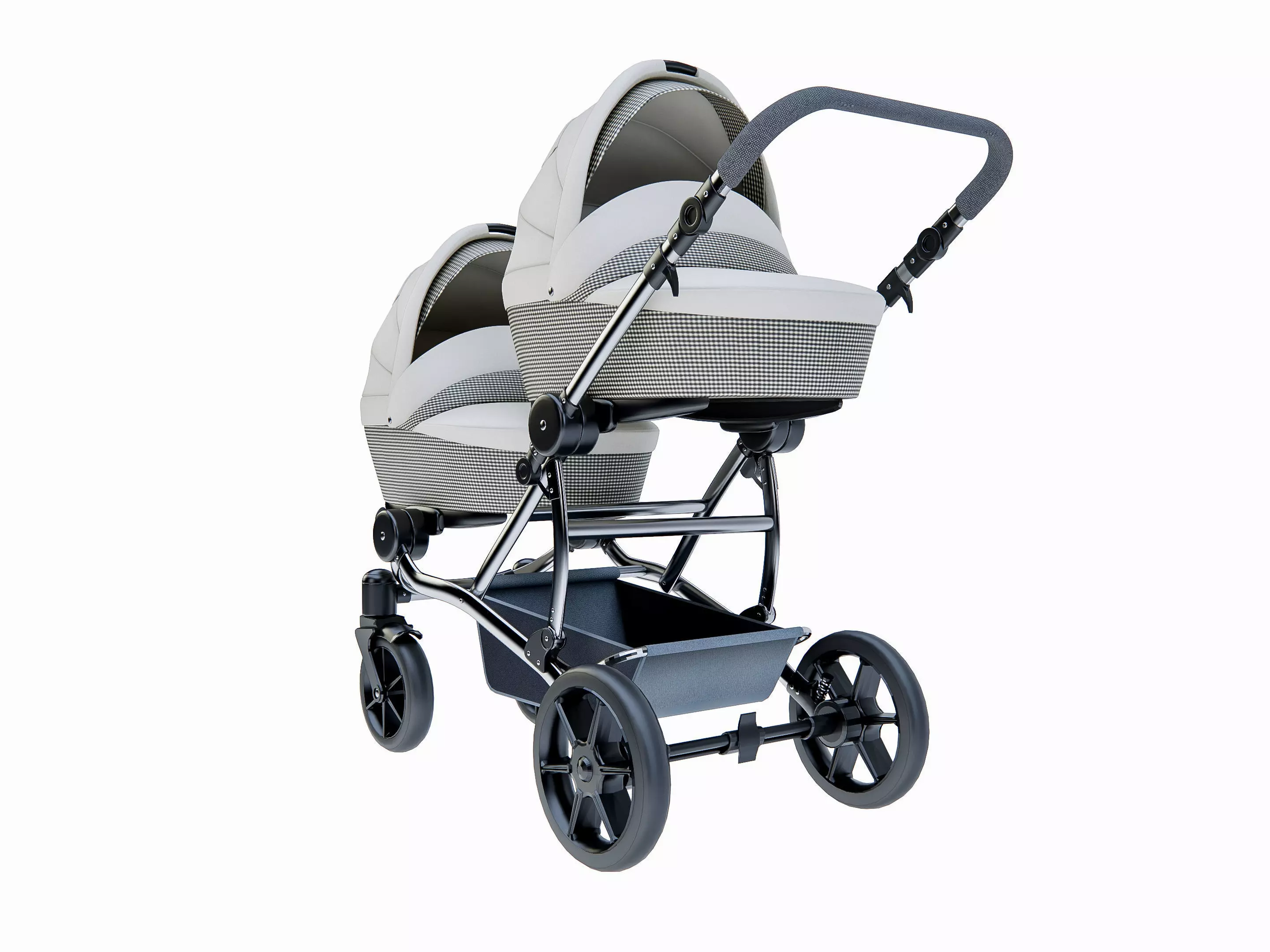 Baby stroller 5 3D model_7