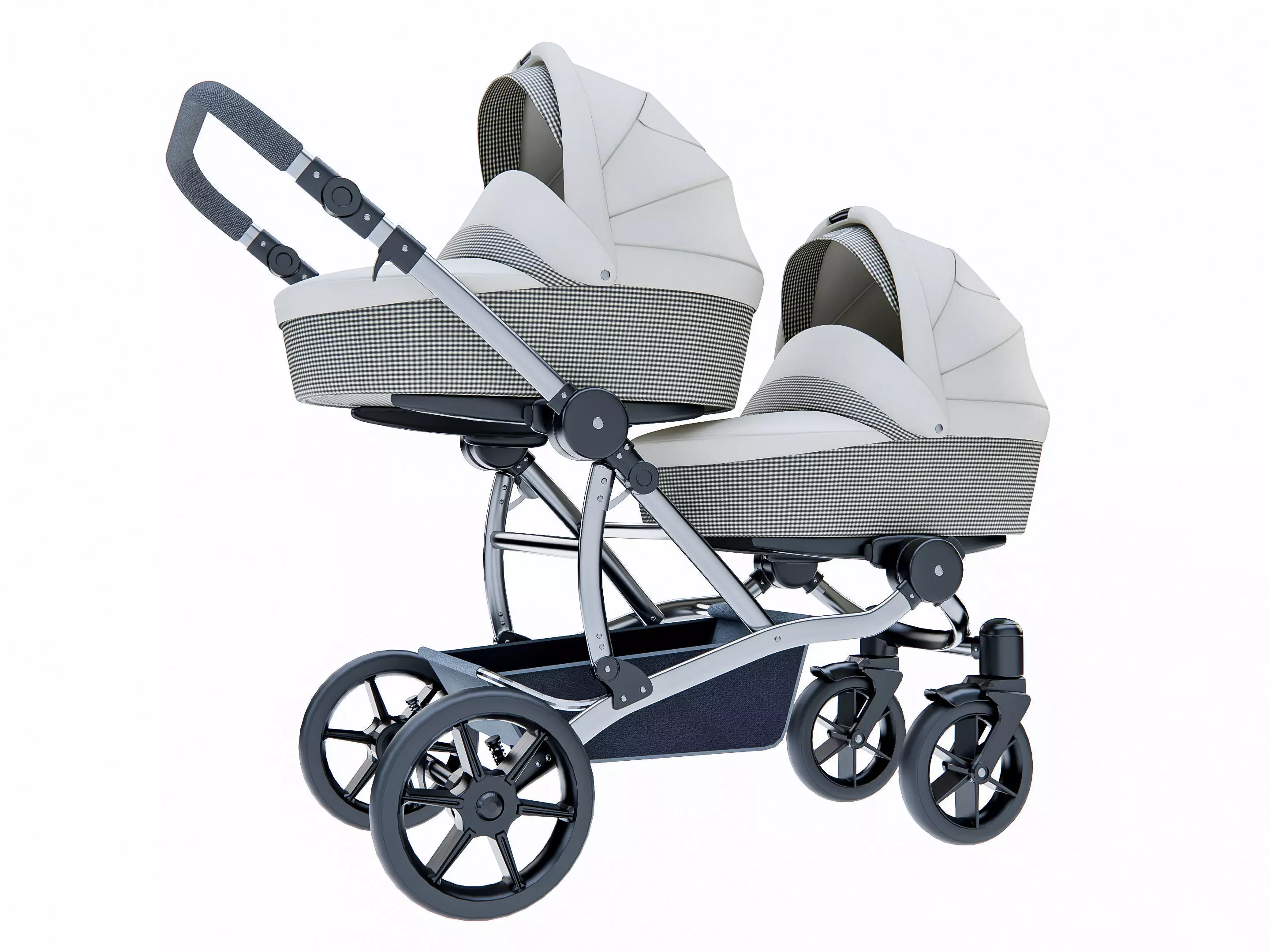 Baby stroller 5 3D model_6