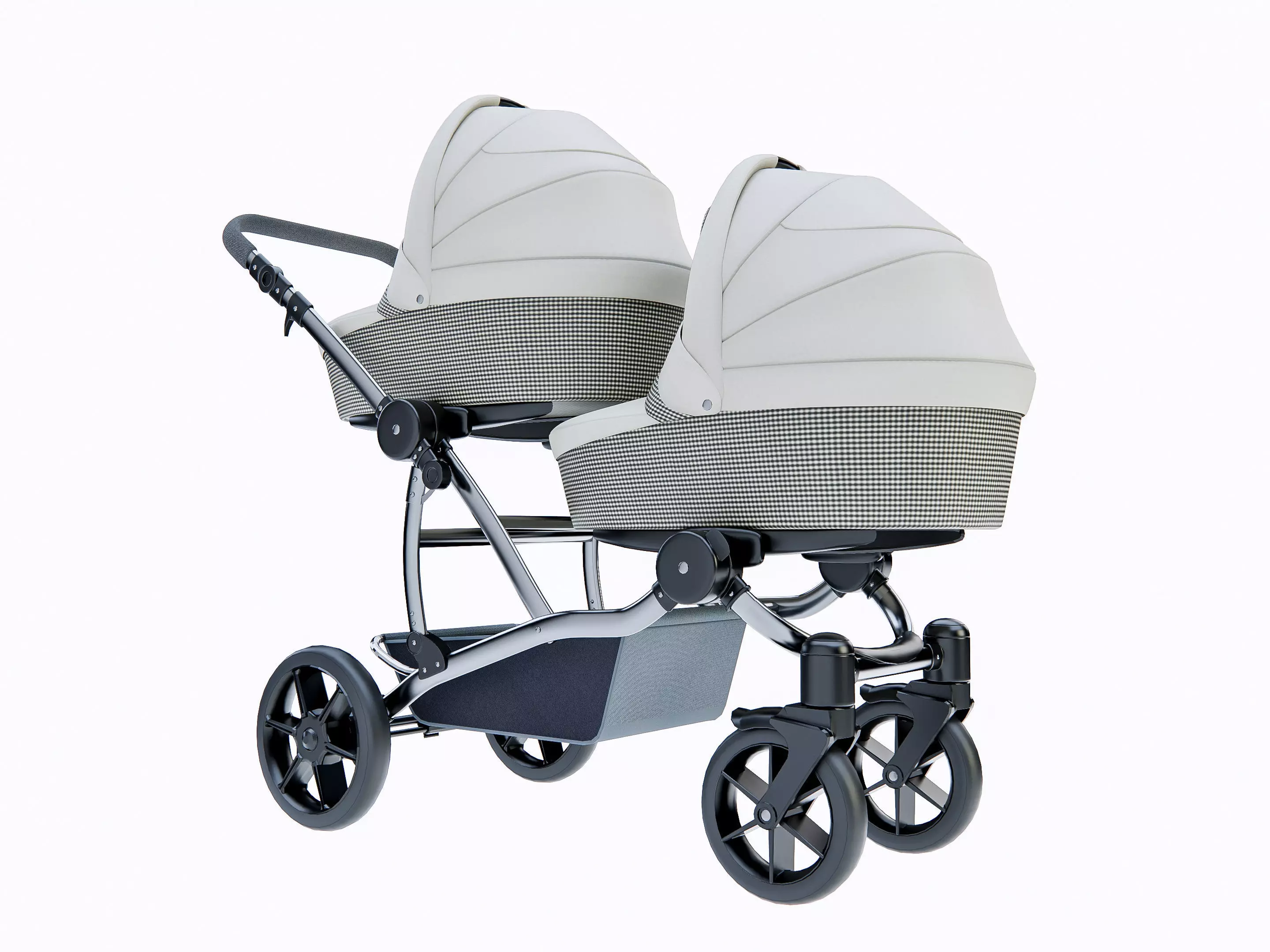 Baby stroller 5 3D model_3