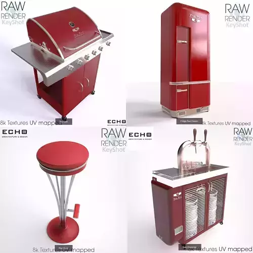 Barbecue Red Collection 