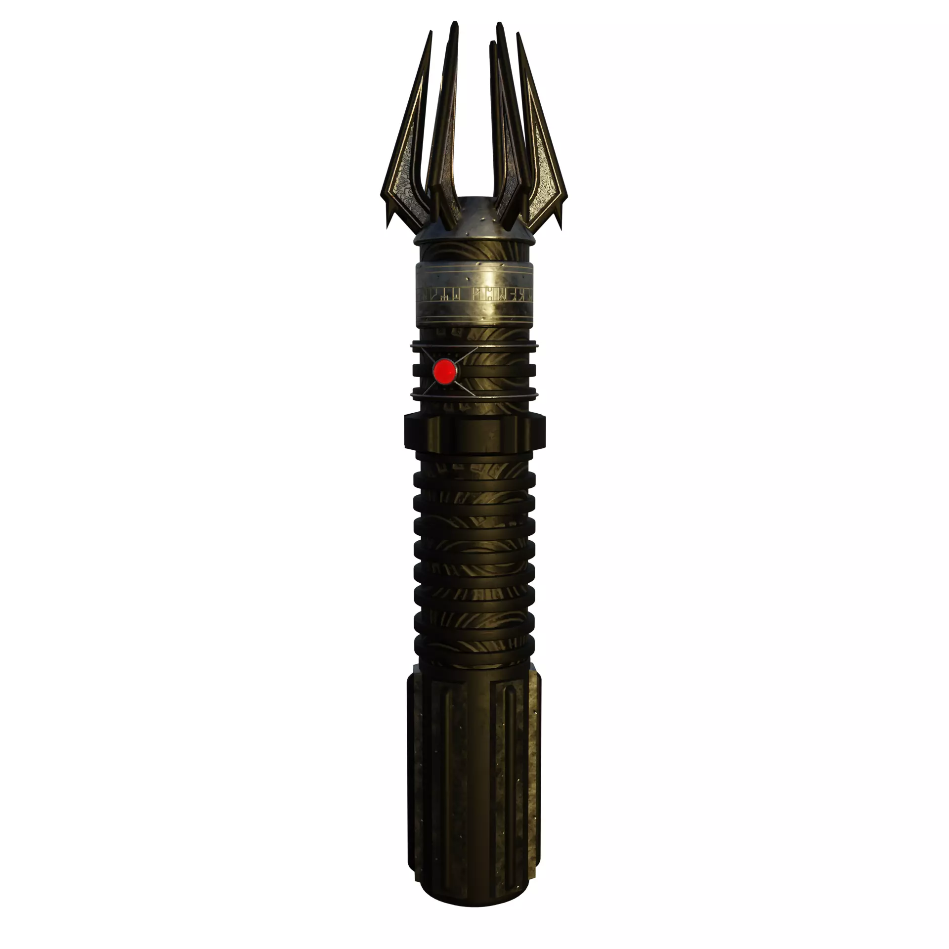 Exar Kun Lightsaber pack Low-poly 3D model_1