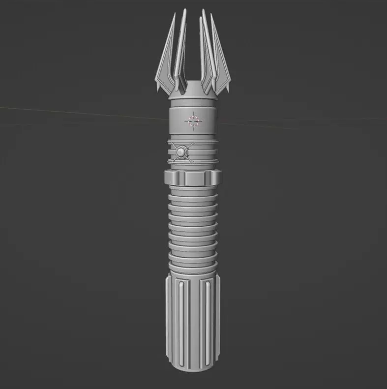Exar Kun Lightsaber pack Low-poly 3D model_3