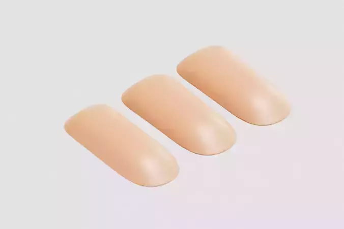 Fingernail 3d model Low-poly 3D model