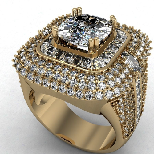 Diamond Ring Free 3D print model