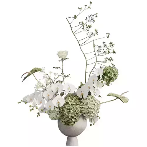 Flower In Vase 91 3D model