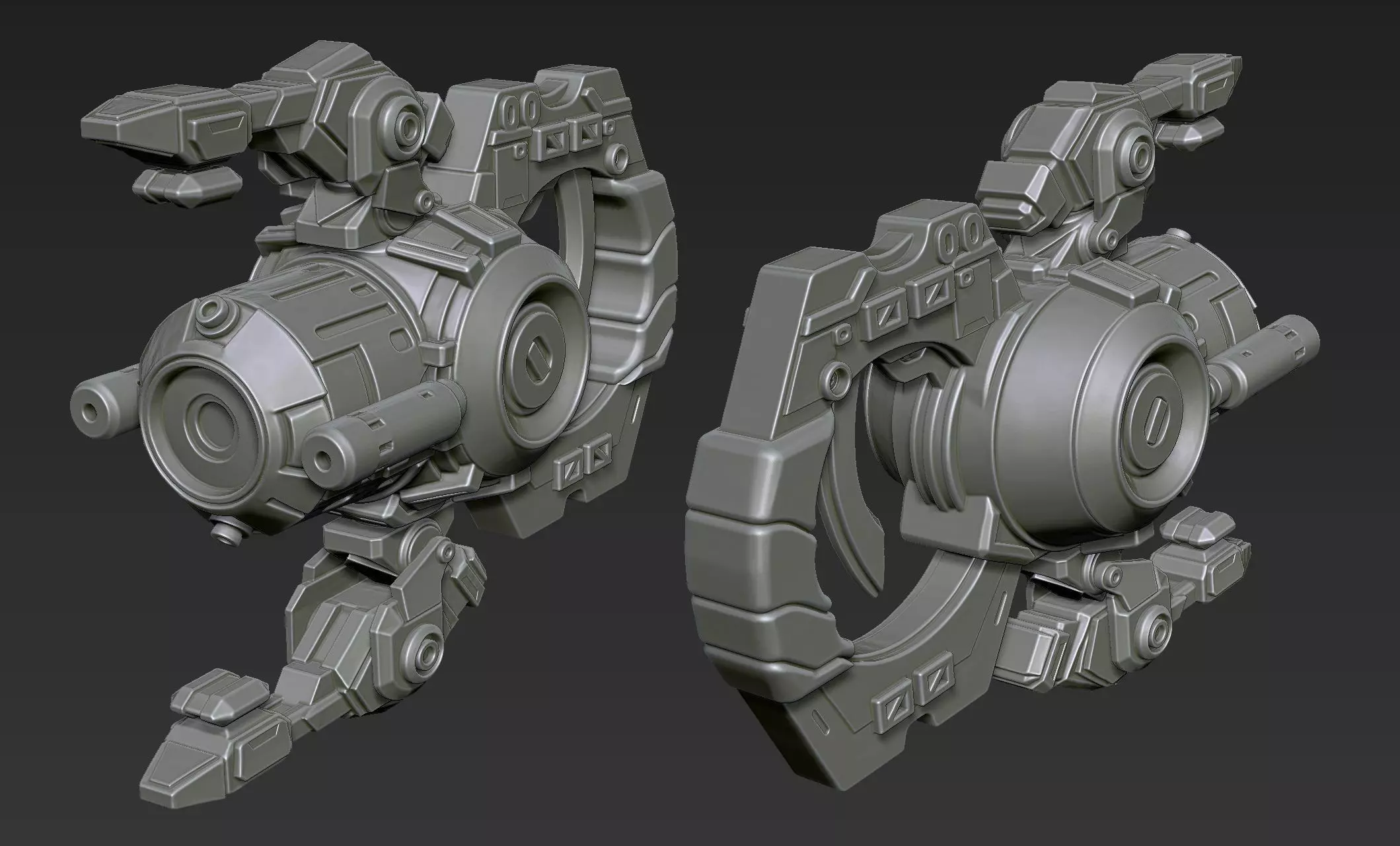 3D Printable Sci-Fi Weapon Part 8 3D model_3