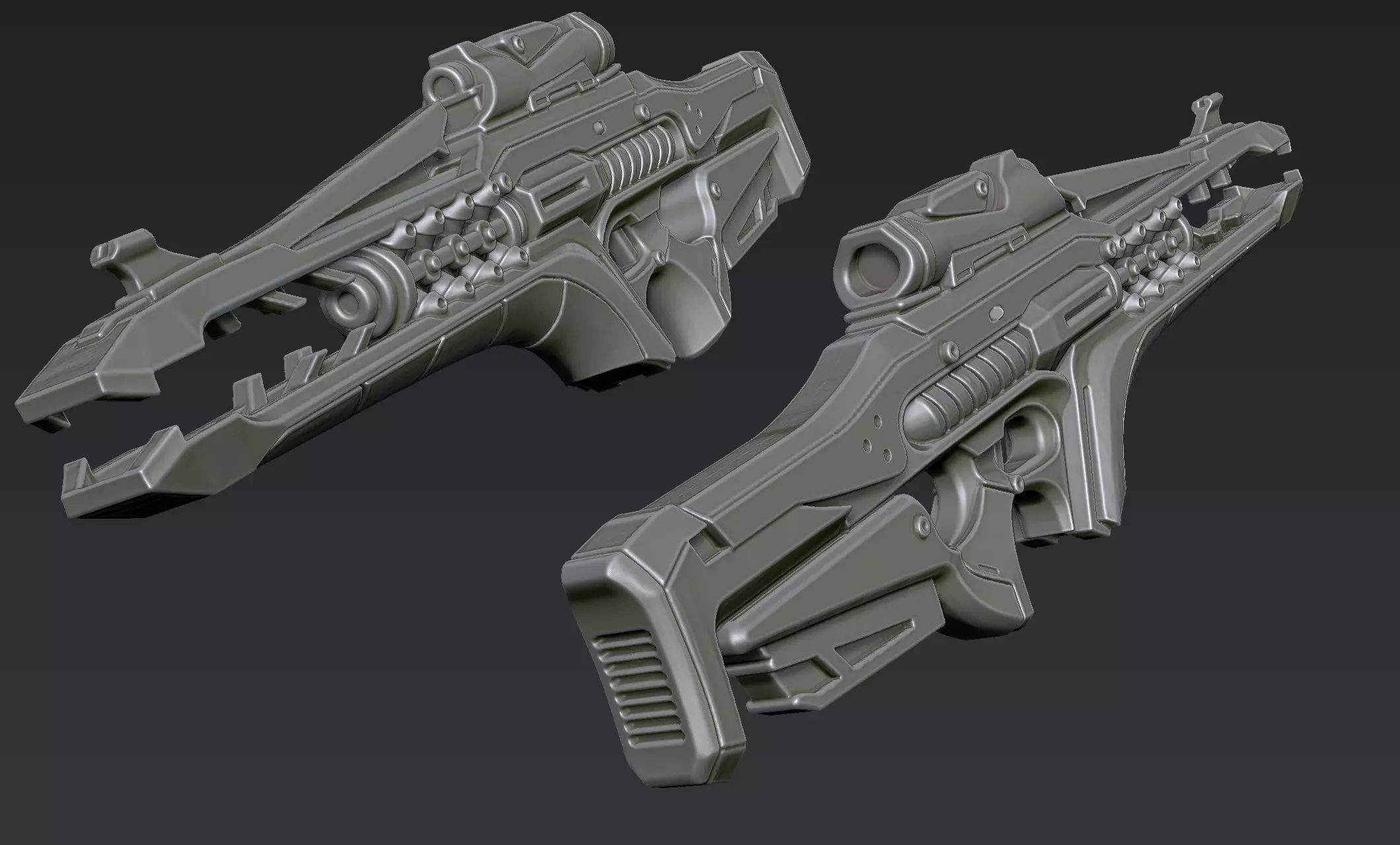 3D Printable Sci-Fi Weapon Part 8 3D model_6