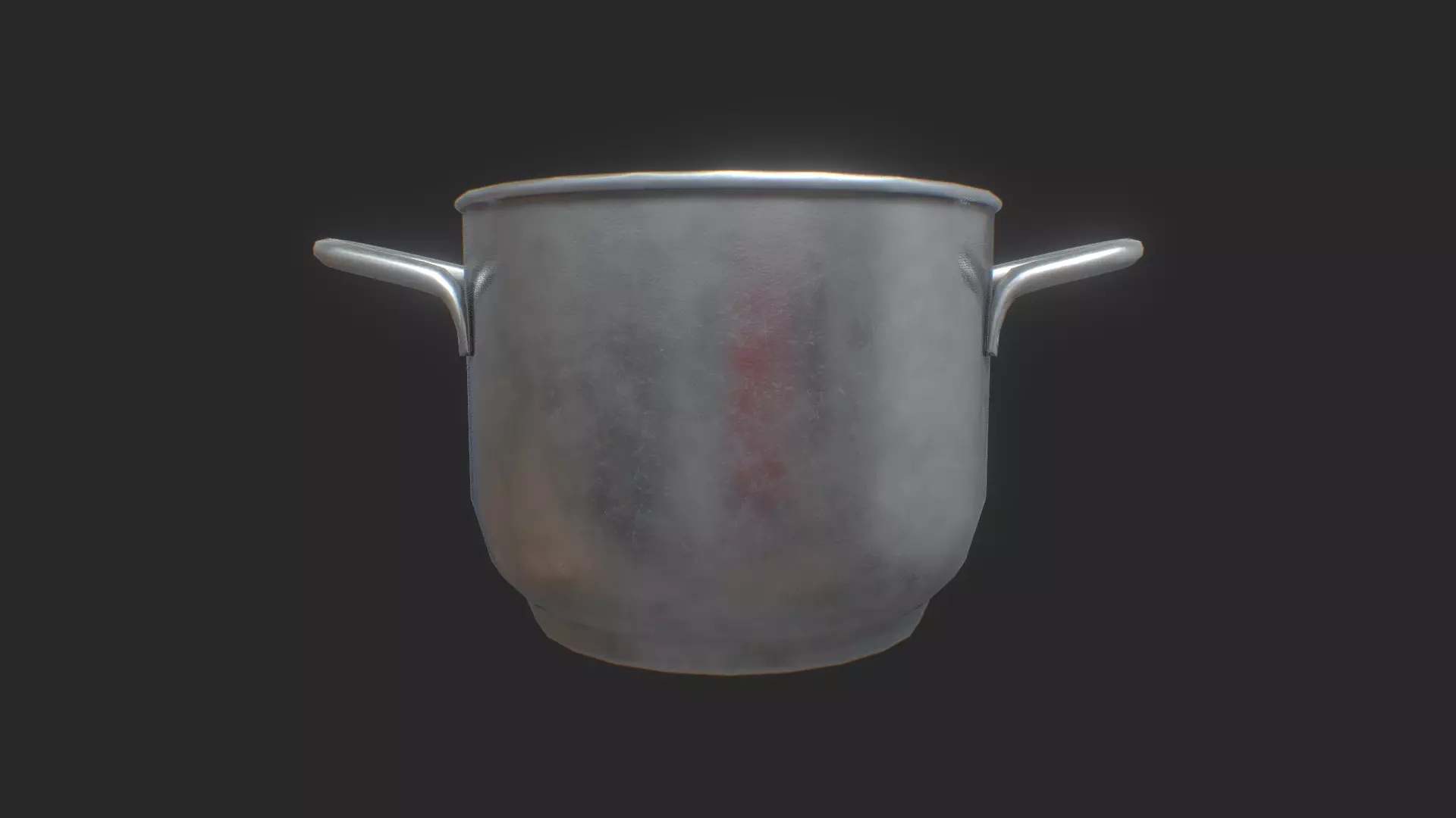 Spaghetti Pot 3D Model Game-Ready Low-poly 3D model_1