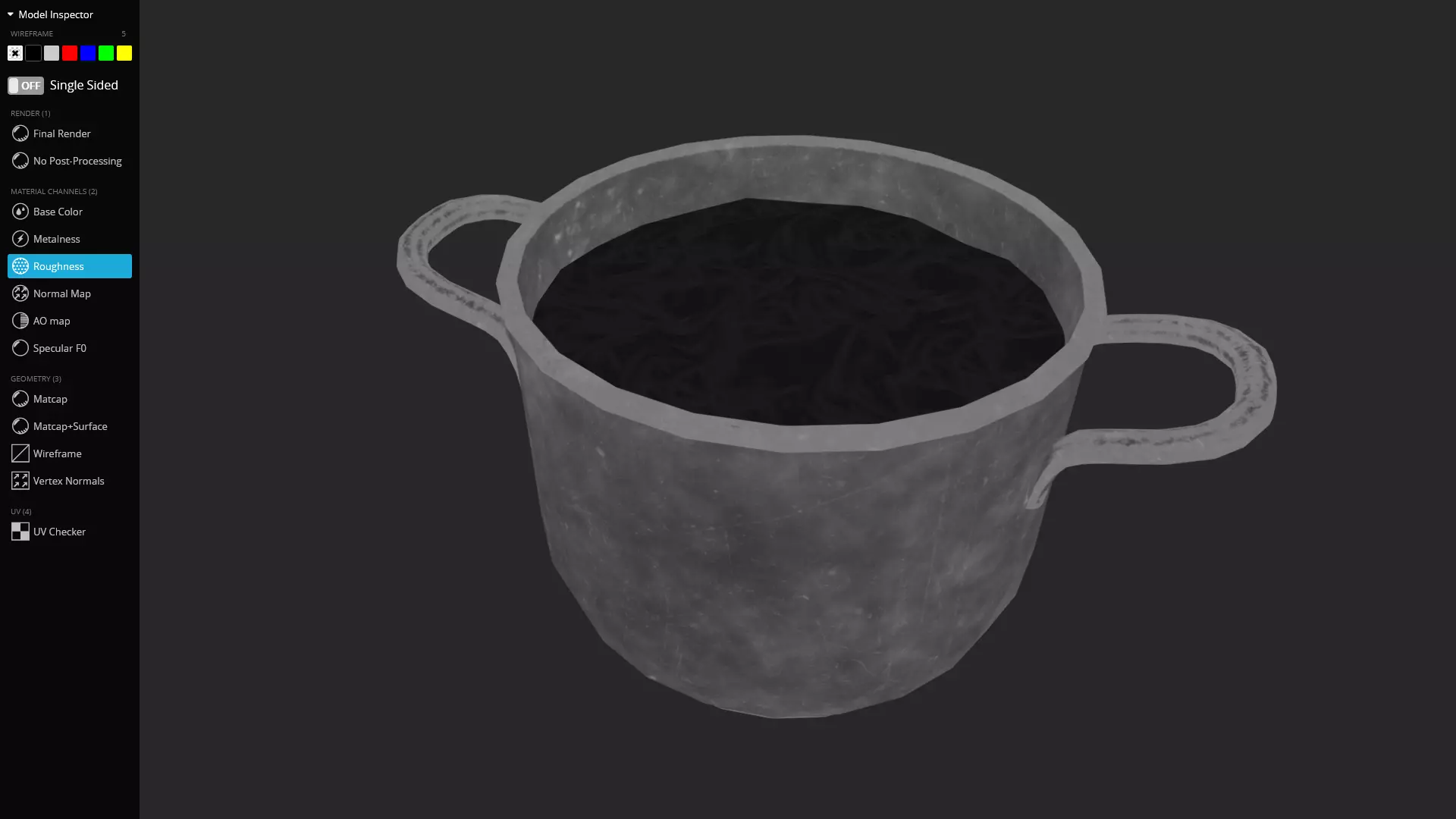 Spaghetti Pot 3D Model Game-Ready Low-poly 3D model_7
