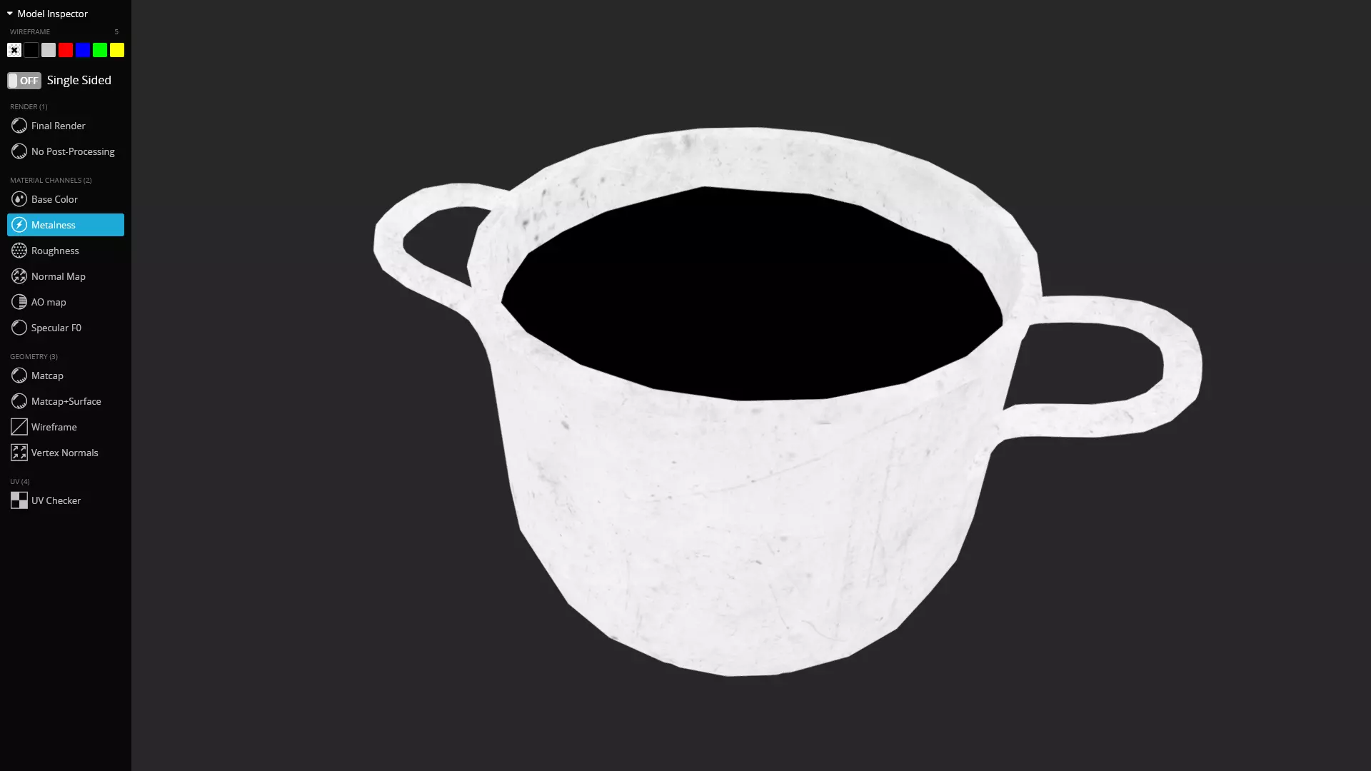 Spaghetti Pot 3D Model Game-Ready Low-poly 3D model_6