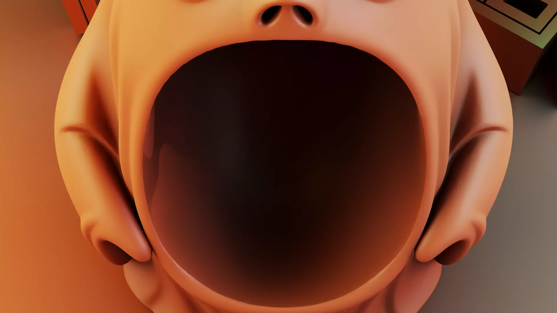 Halloween Ghost Sculpture Desk Organizer Entryway Key Holder 3D print model_4