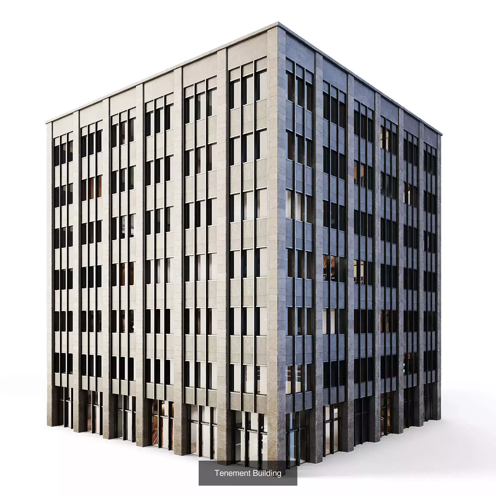 CGAxis Cityscape 3D Model Collection_62