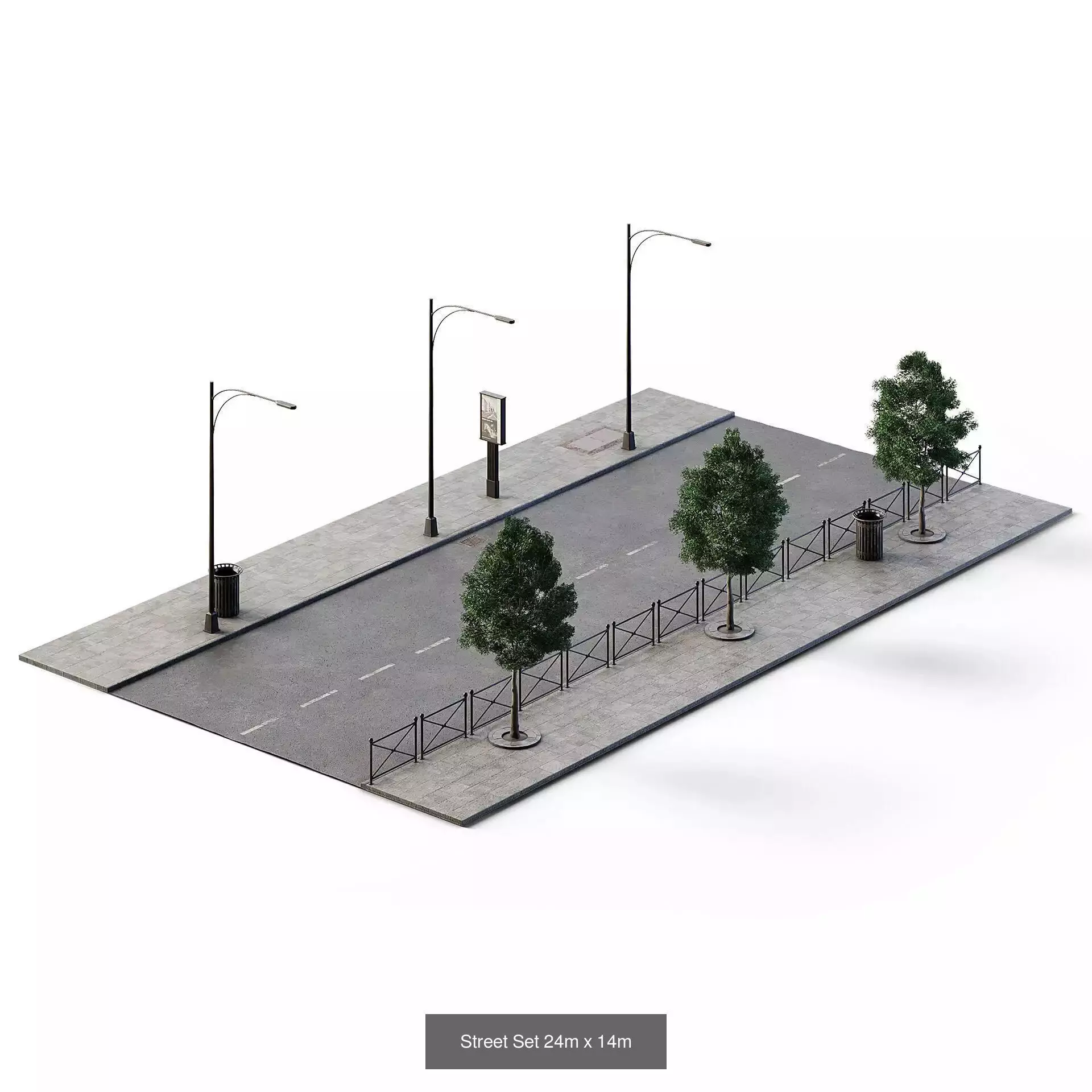 CGAxis Cityscape 3D Model Collection_140