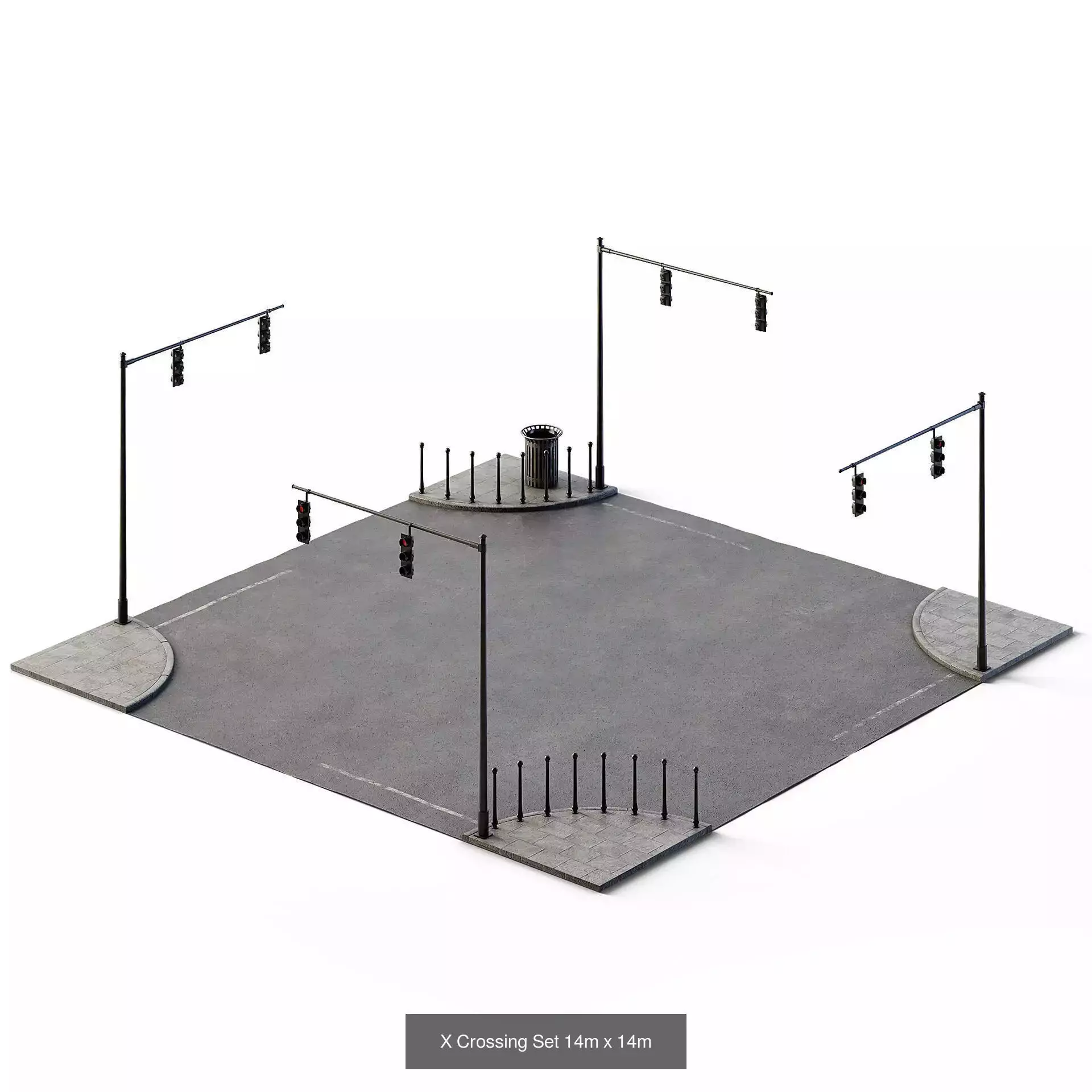 CGAxis Cityscape 3D Model Collection_144