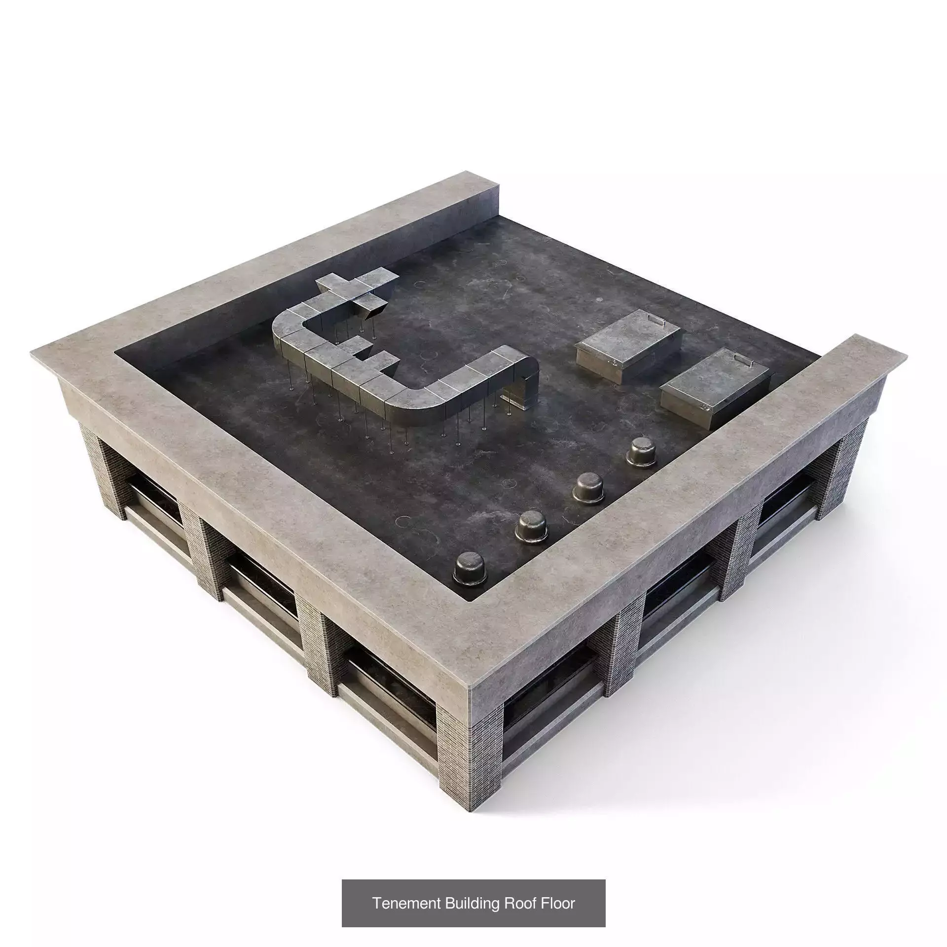 CGAxis Cityscape 3D Model Collection_43