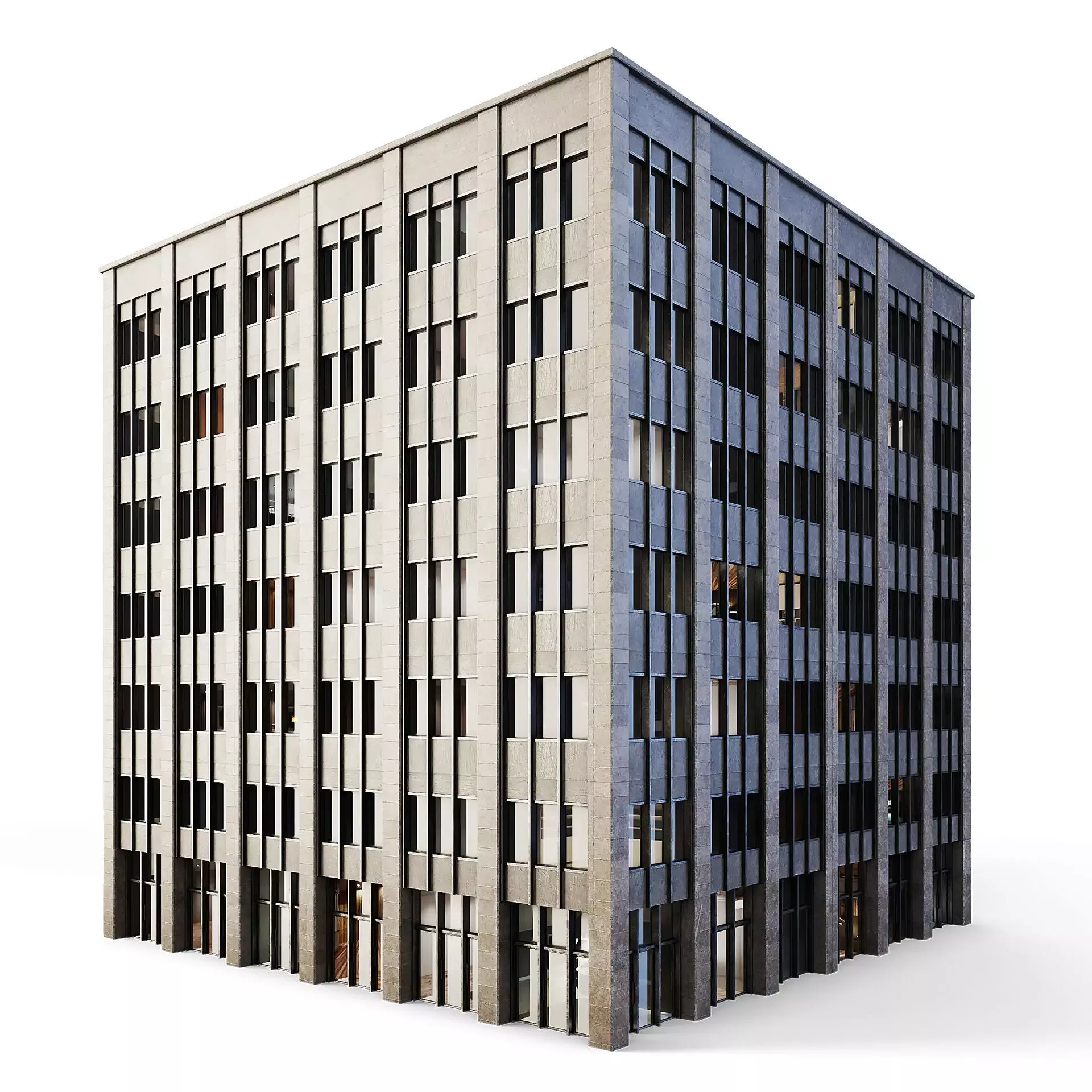 CGAxis Cityscape 3D Model Collection_11