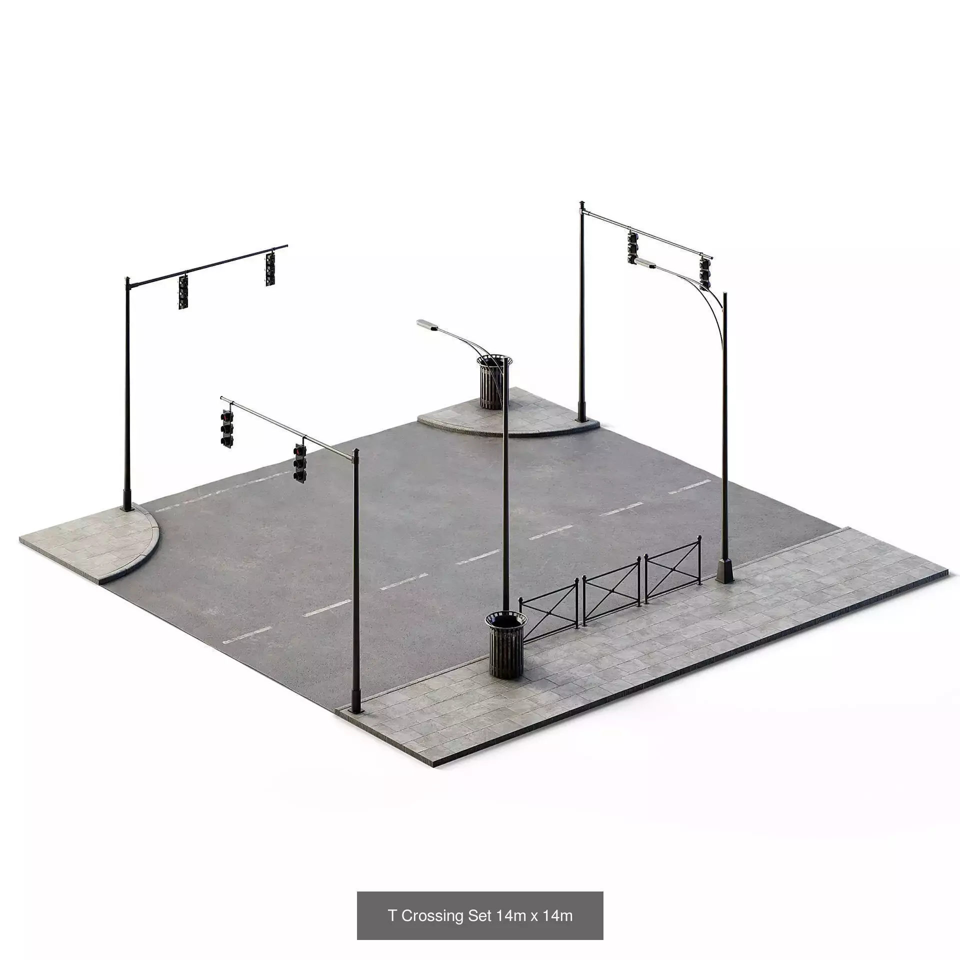 CGAxis Cityscape 3D Model Collection_148